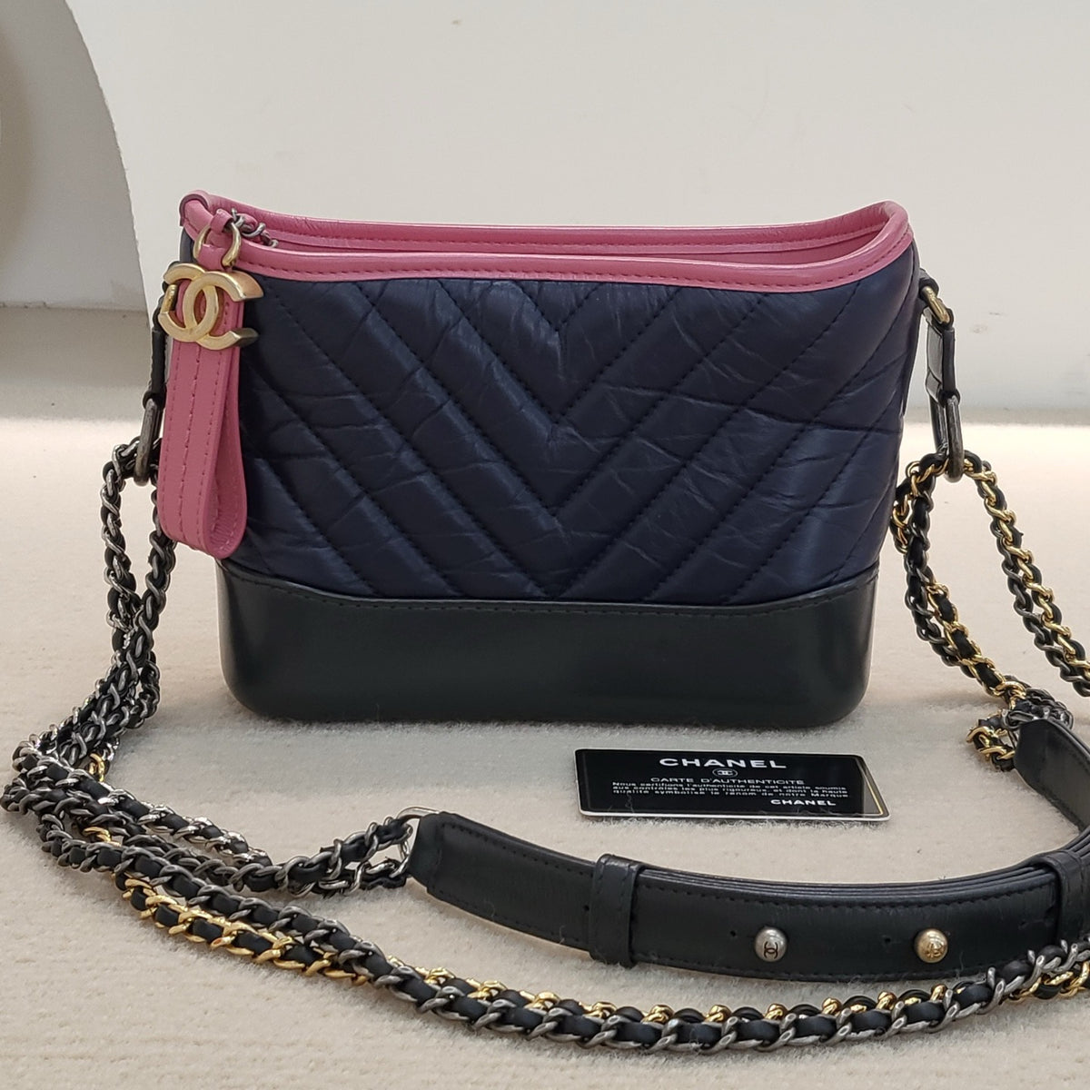 Chanel - Gabrielle Hobo Small - Leather - Multicolour - (small)