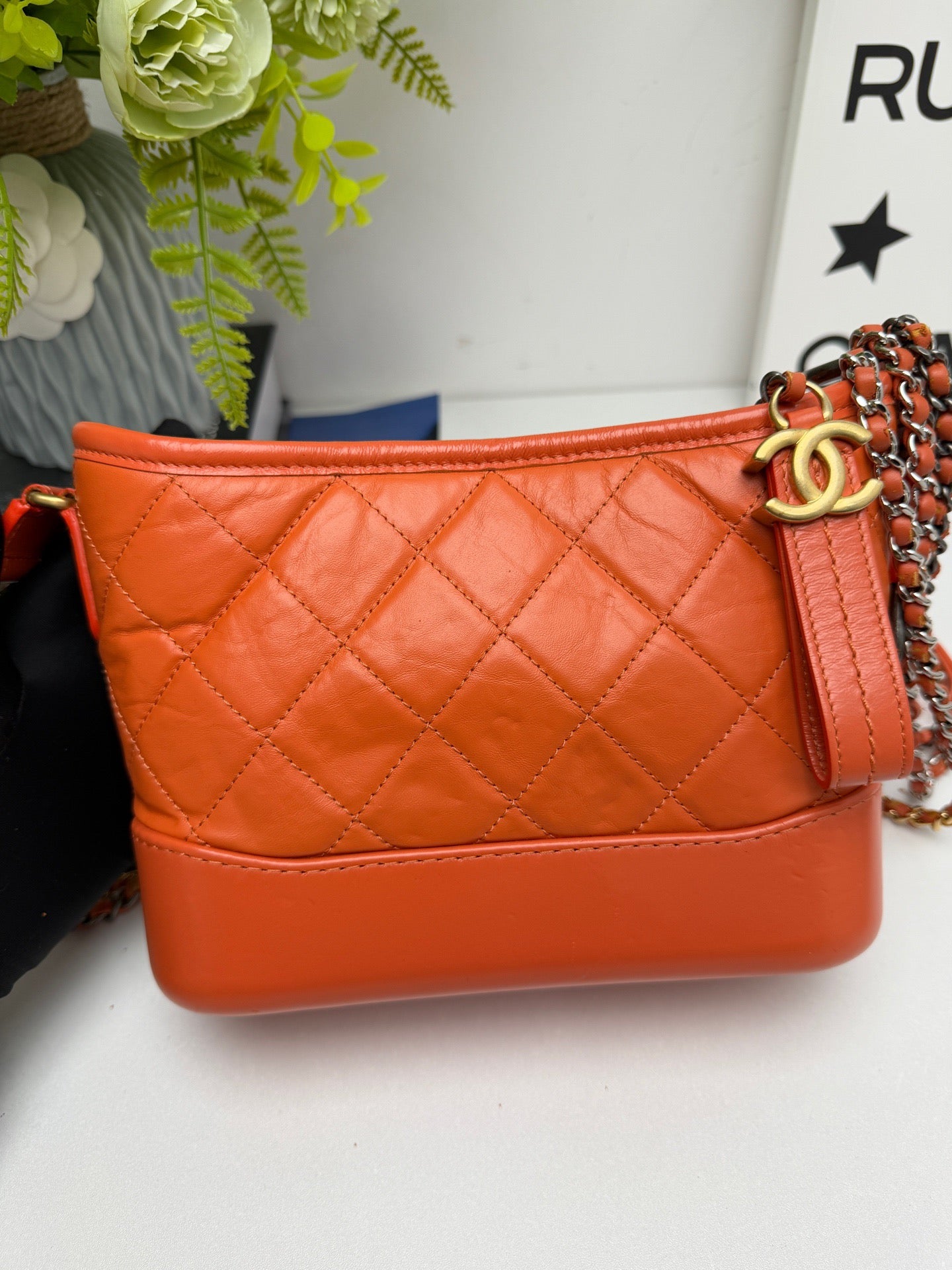 Chanel - Gabrielle Hobo Small - Leather - Orange - (small)
