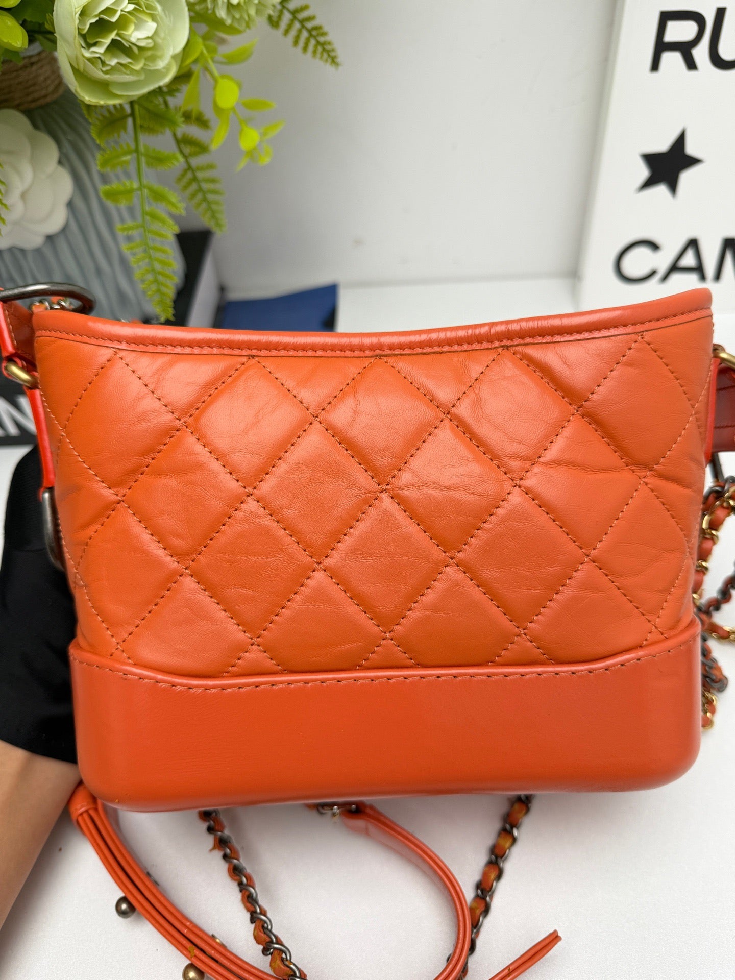 Chanel - Gabrielle Hobo Small - Leather - Orange - (small)