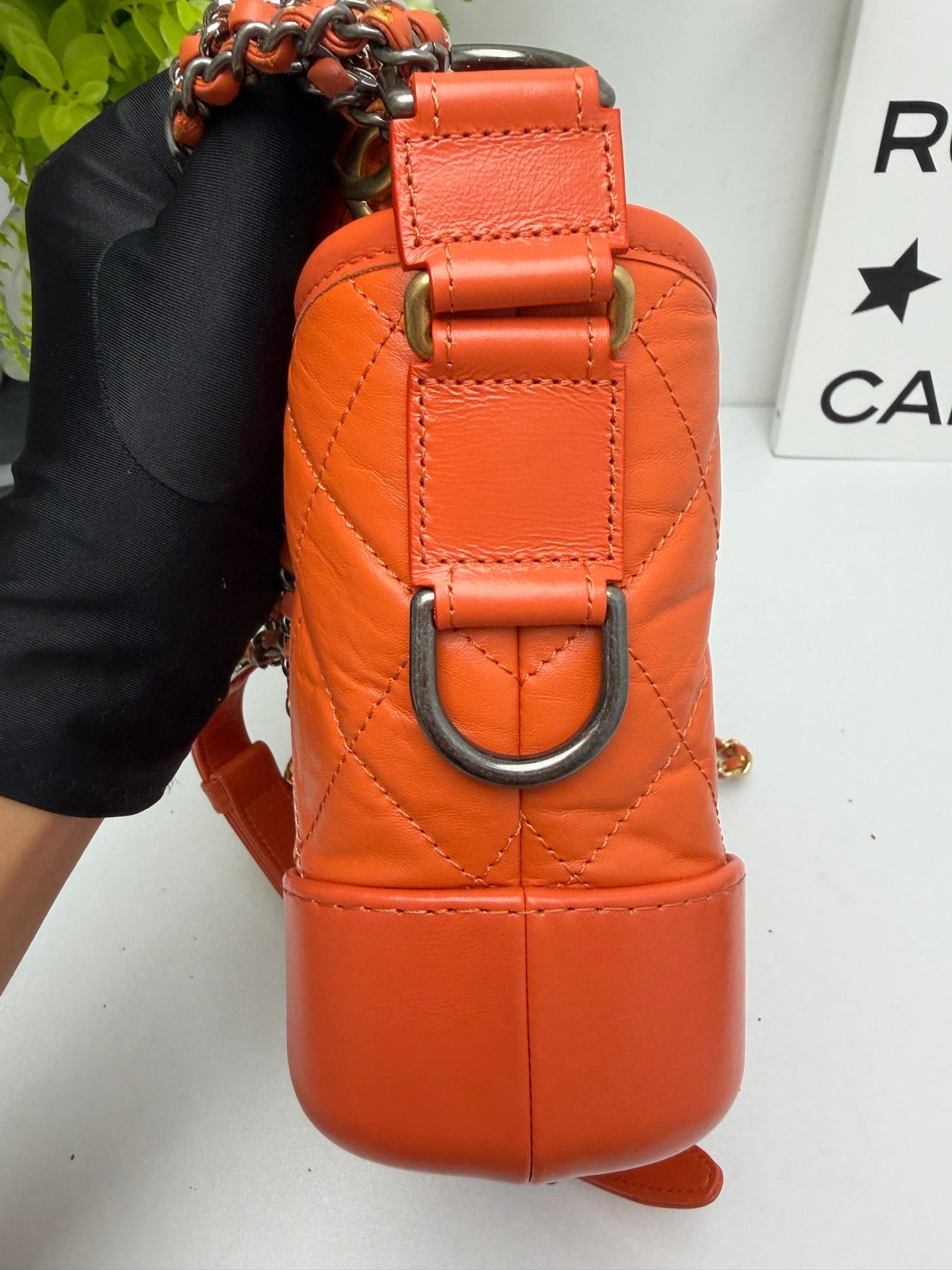Chanel - Gabrielle Hobo Small - Leather - Orange - (small)