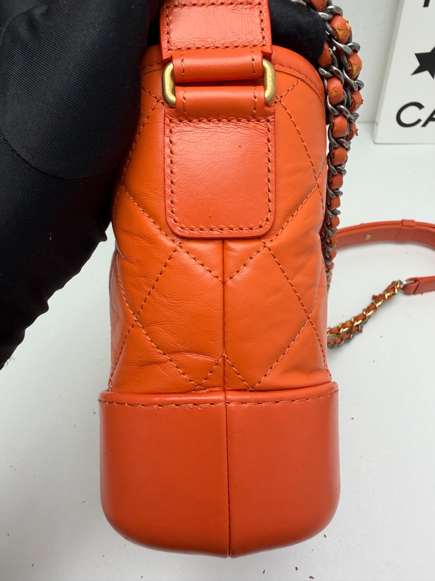 Chanel - Gabrielle Hobo Small - Leather - Orange - (small)
