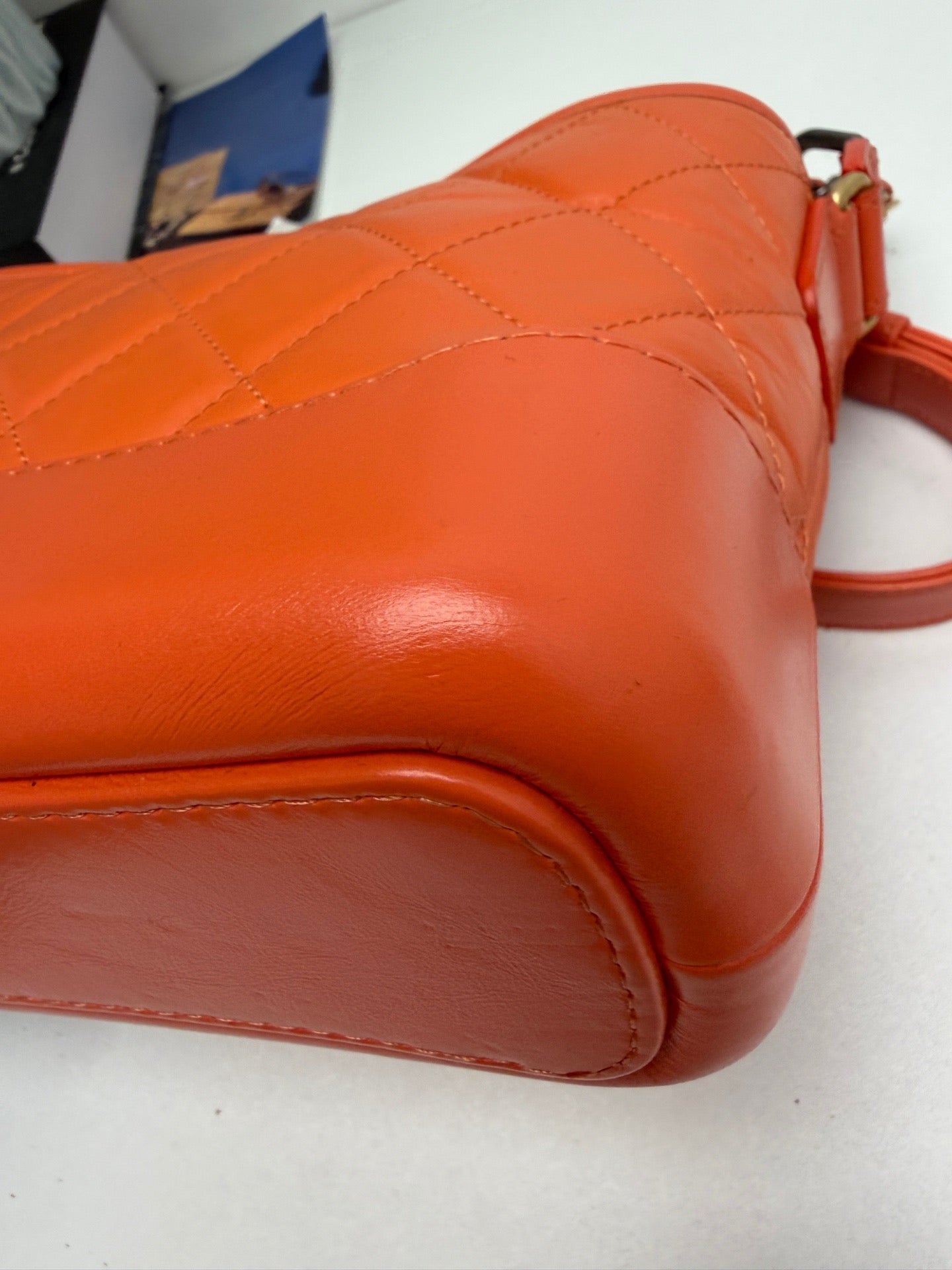 Chanel - Gabrielle Hobo Small - Leather - Orange - (small)