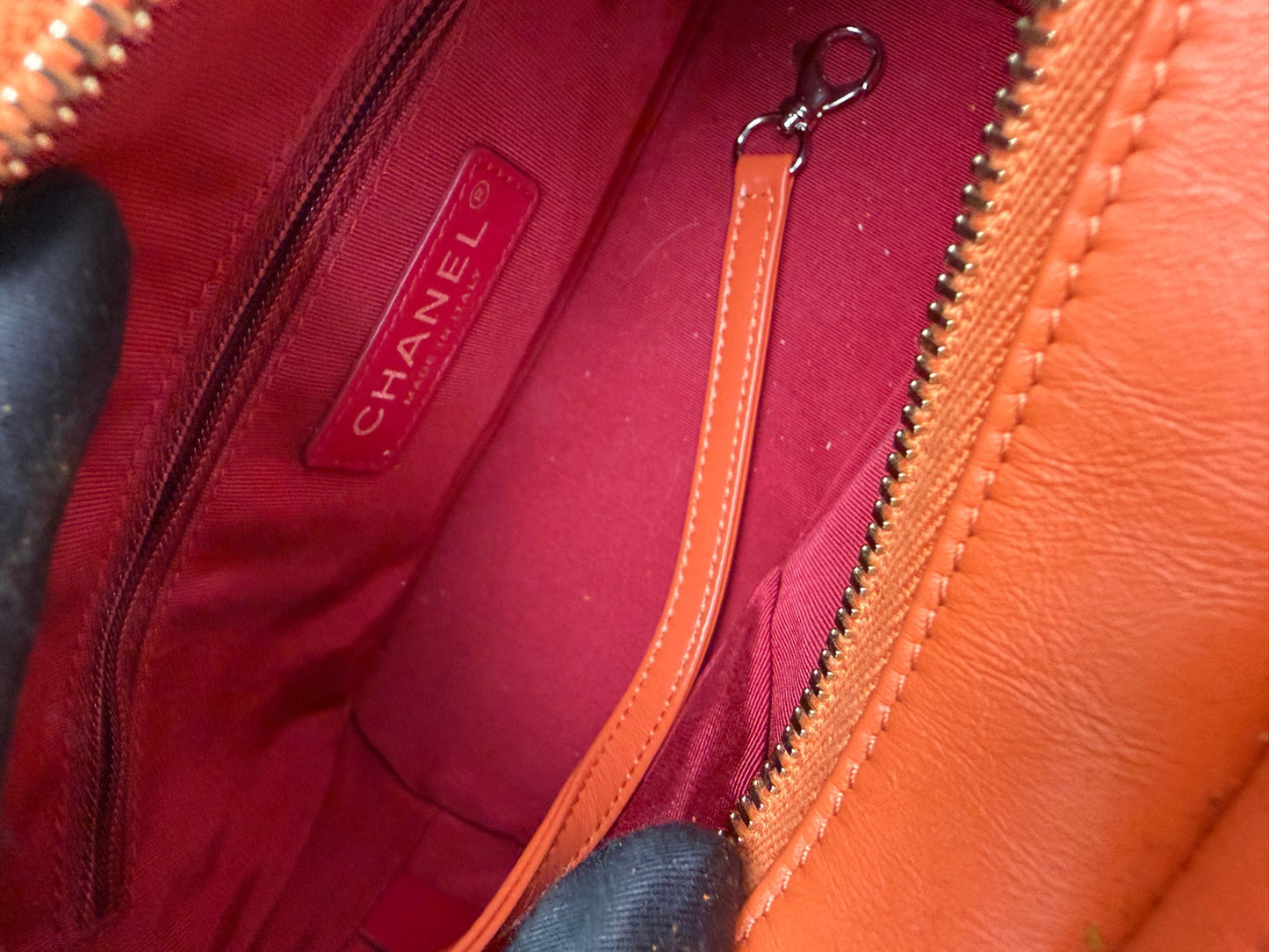 Chanel - Gabrielle Hobo Small - Leather - Orange - (small)