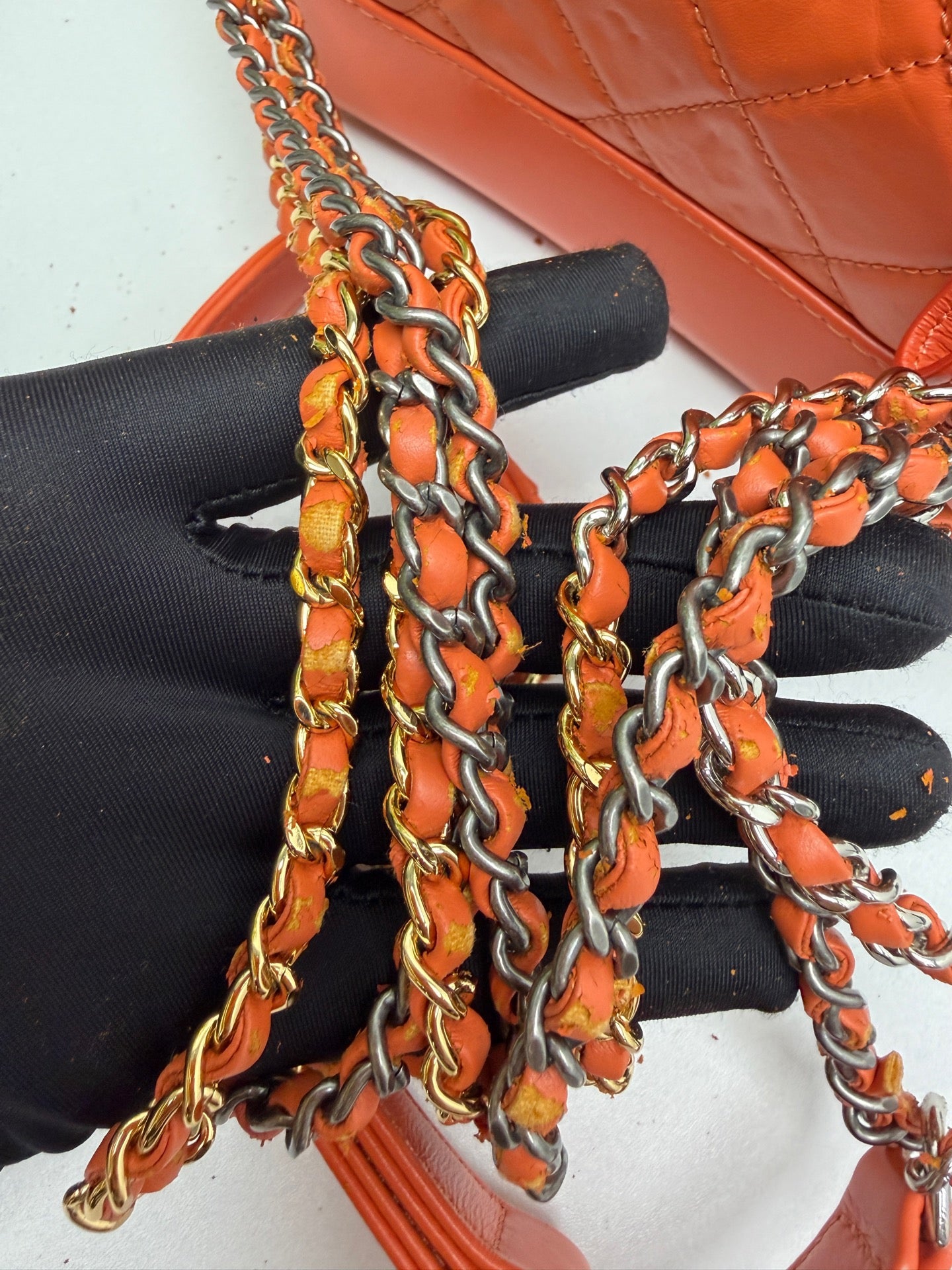 Chanel - Gabrielle Hobo Small - Leather - Orange - (small)