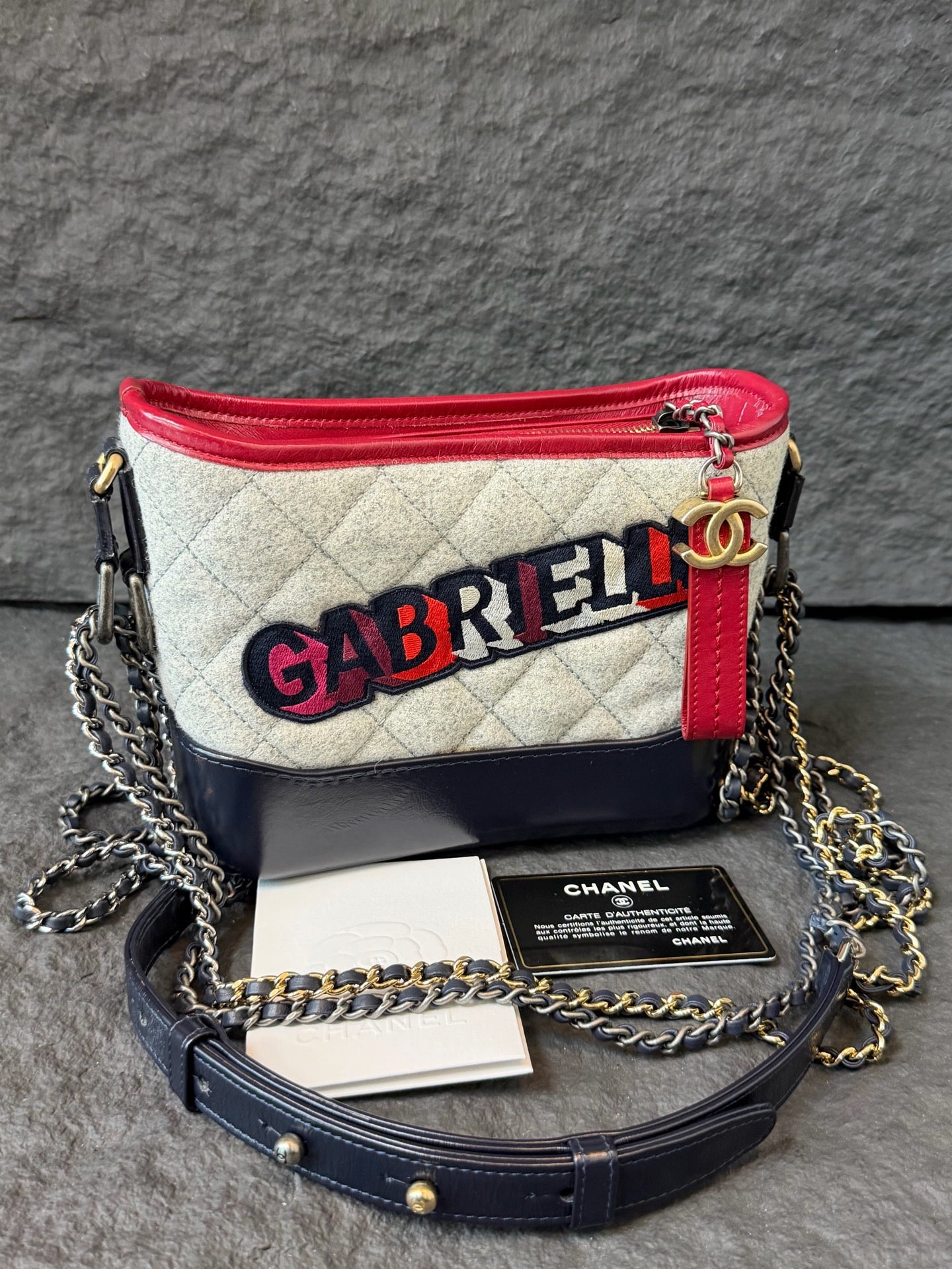 Chanel - Gabrielle Hobo - Tweed - Multicolour - (Small)