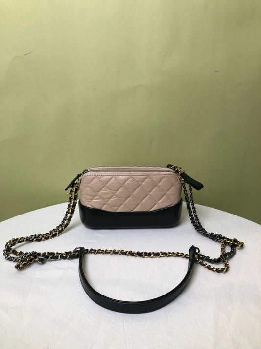Chanel - Gabrielle - Leather - Beige - (mini)