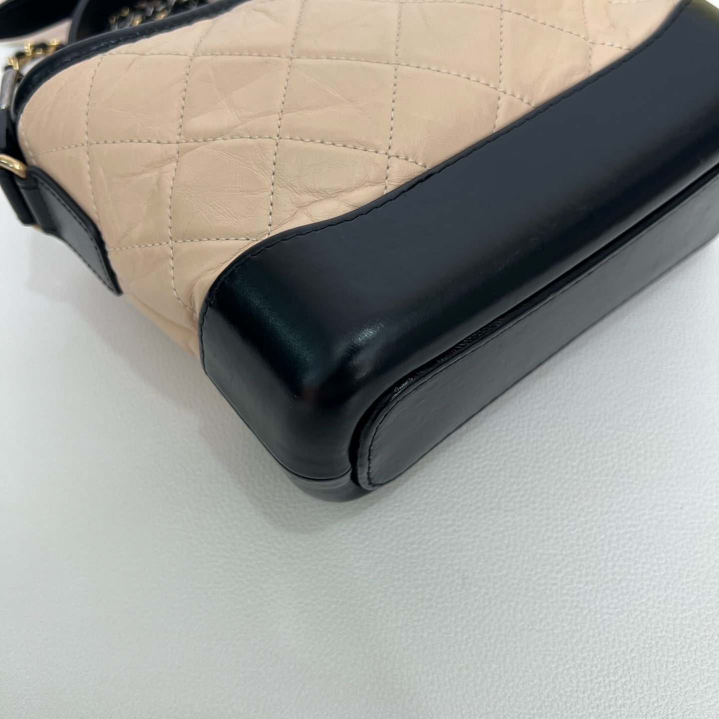 Chanel - Gabrielle - Leather - Beige - (small)