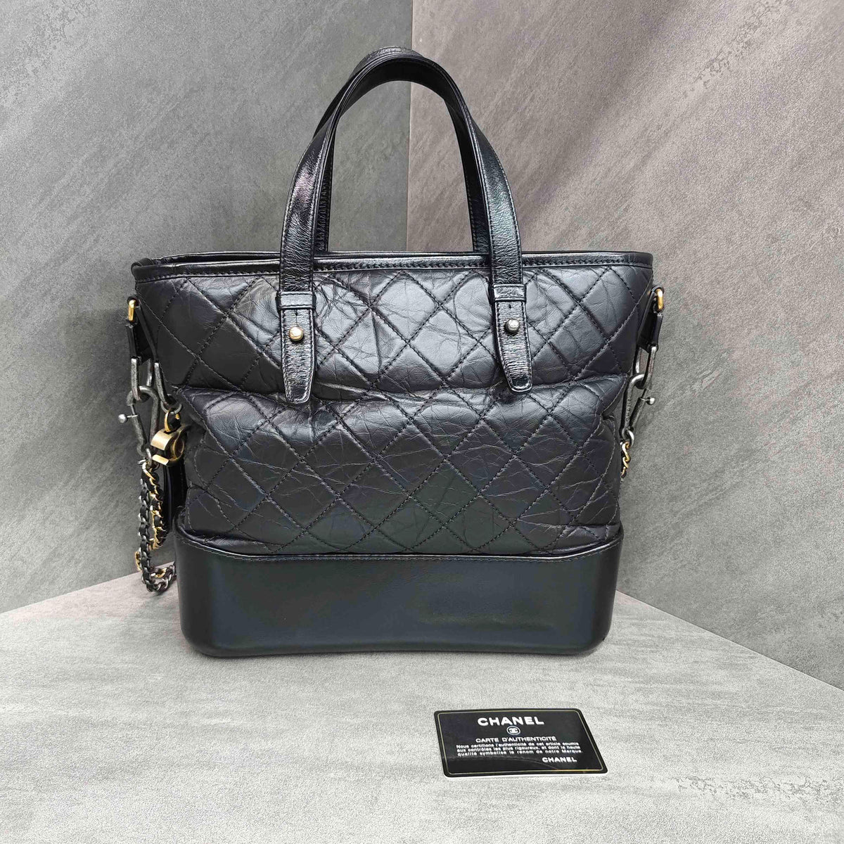 Chanel - Gabrielle - Leather - Black
