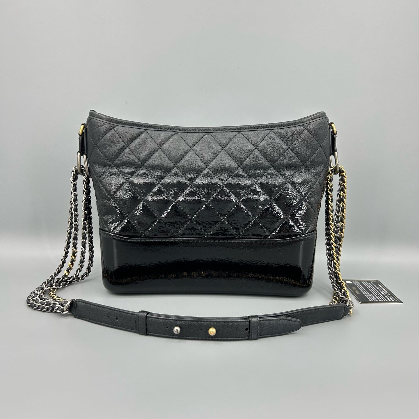 Chanel - Gabrielle - Leather - Black - (medium)