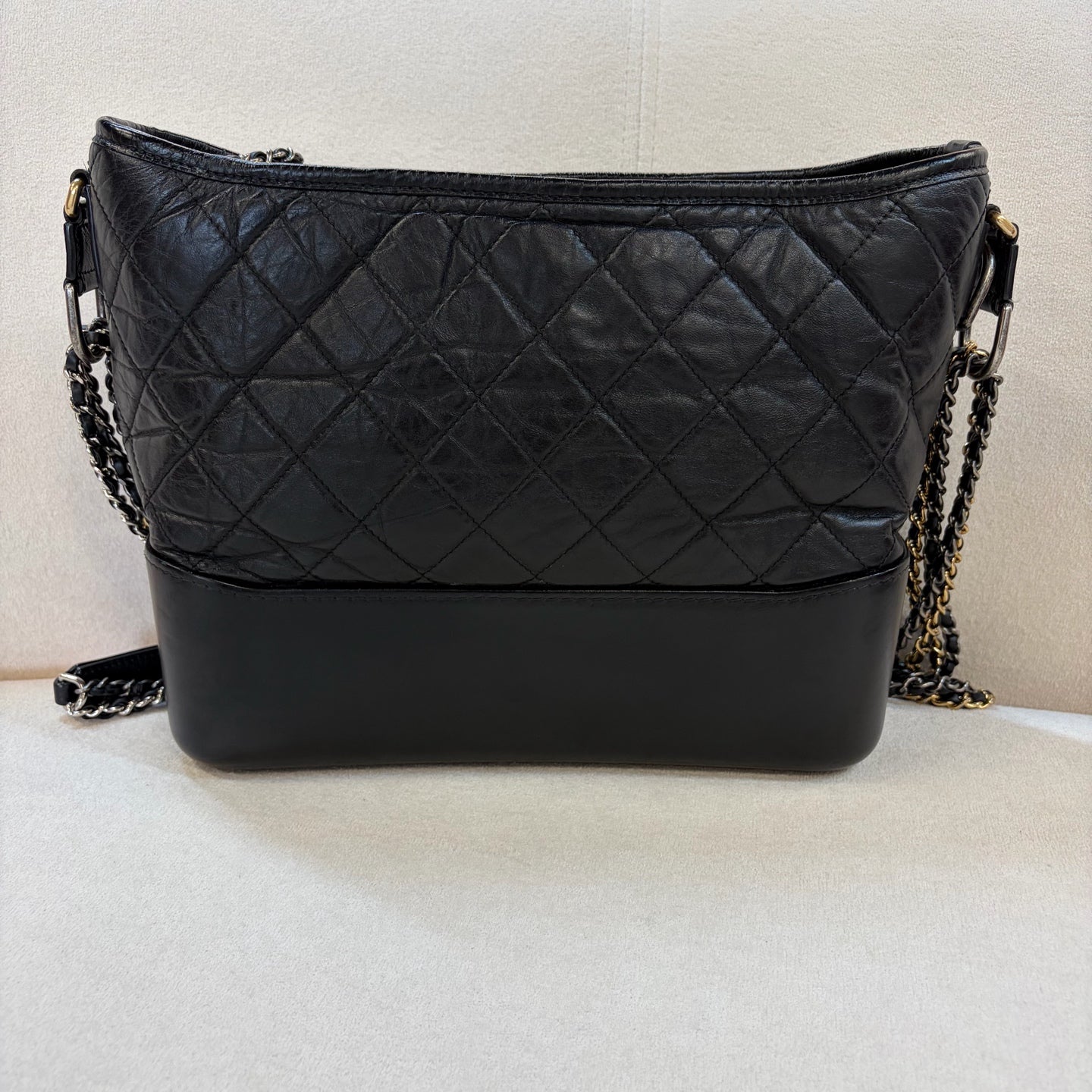 Chanel - Gabrielle - Leather - Black - (medium)