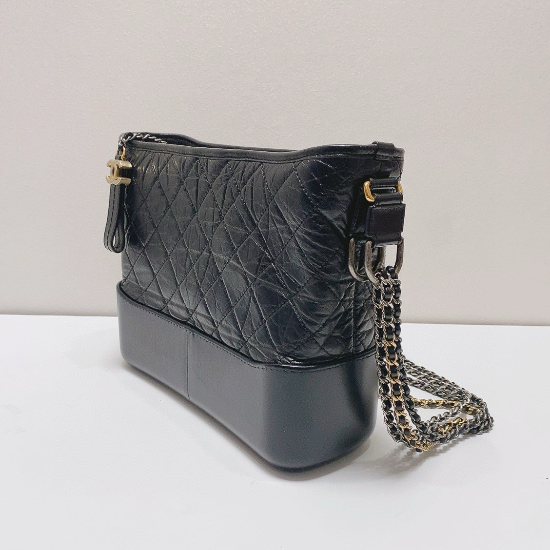 Chanel - Gabrielle - Leather - Black - (medium)