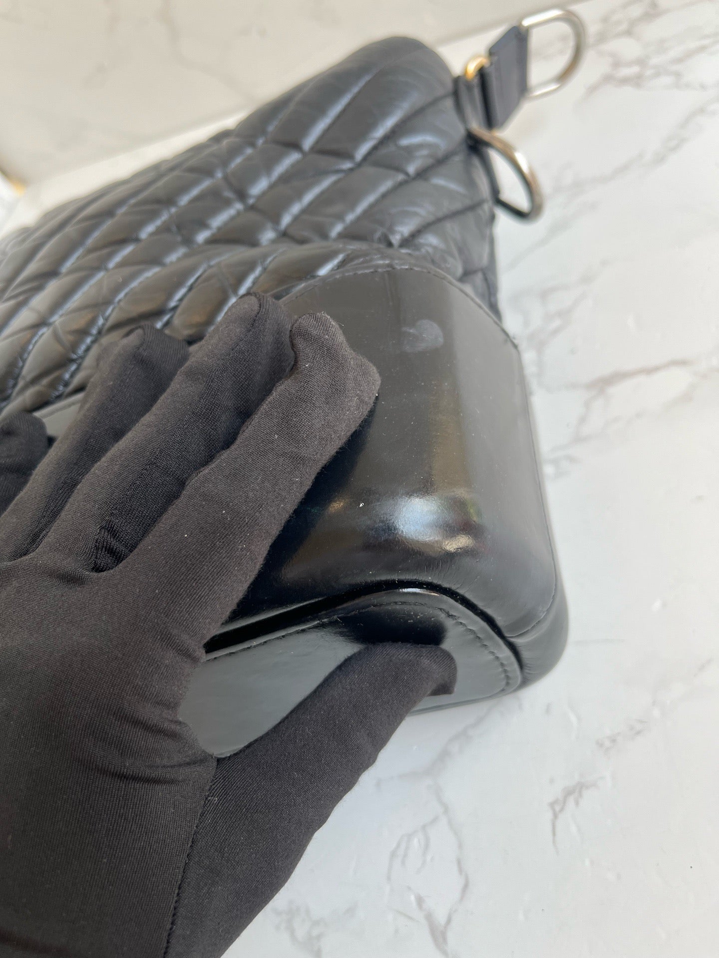 Chanel - Gabrielle - Leather - Black - (medium)