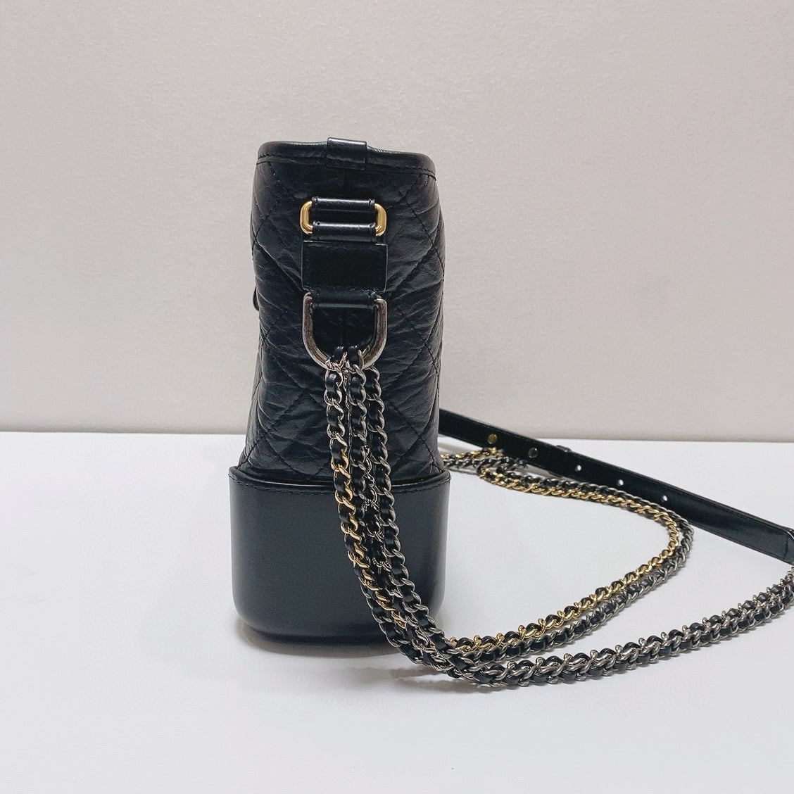 Chanel - Gabrielle - Leather - Black - (medium)