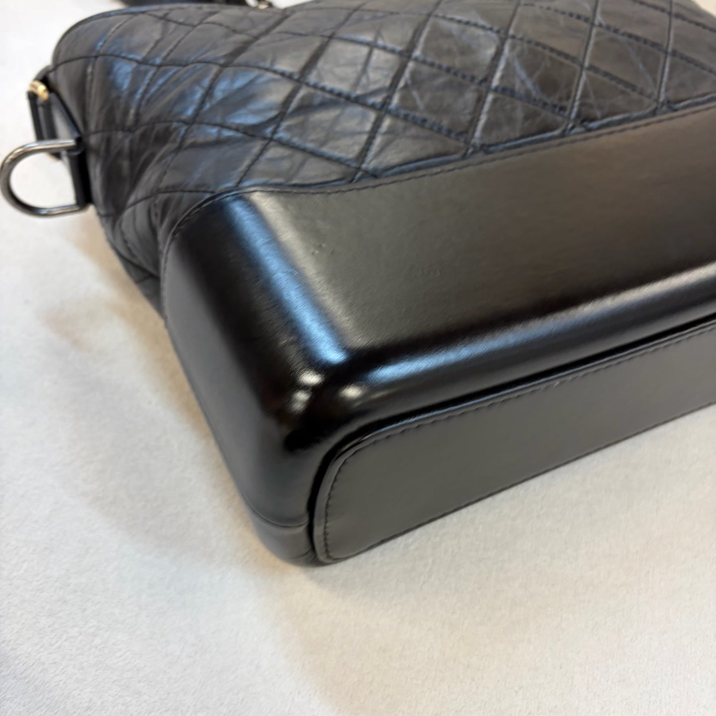 Chanel - Gabrielle - Leather - Black - (medium)