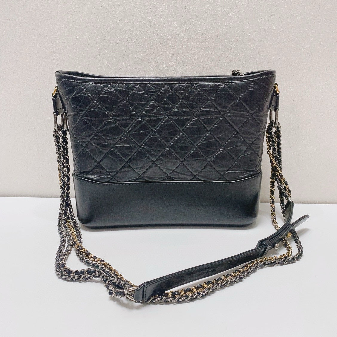 Chanel - Gabrielle - Leather - Black - (medium)