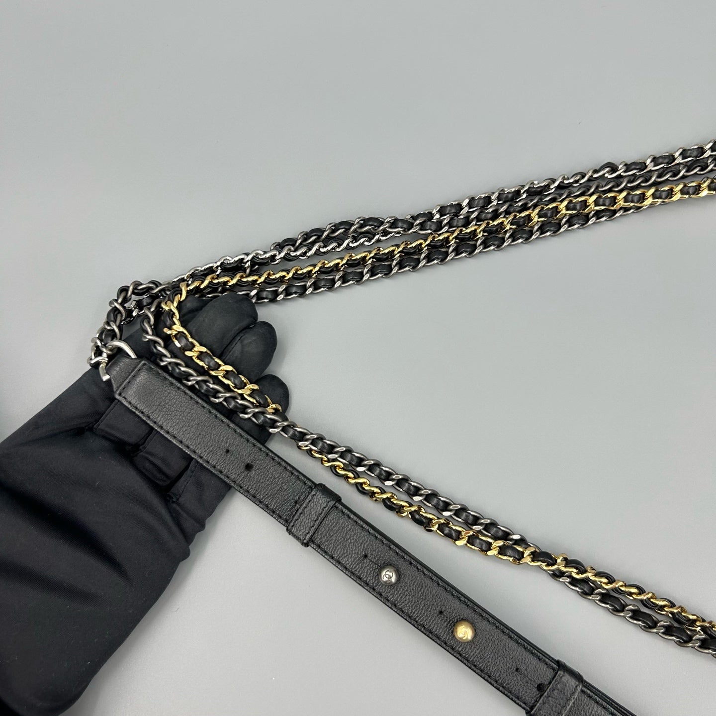 Chanel - Gabrielle - Leather - Black - (medium)