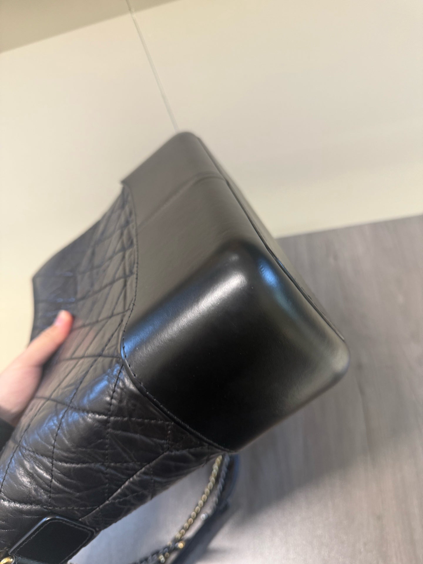 Chanel - Gabrielle - Leather - Black - (medium)
