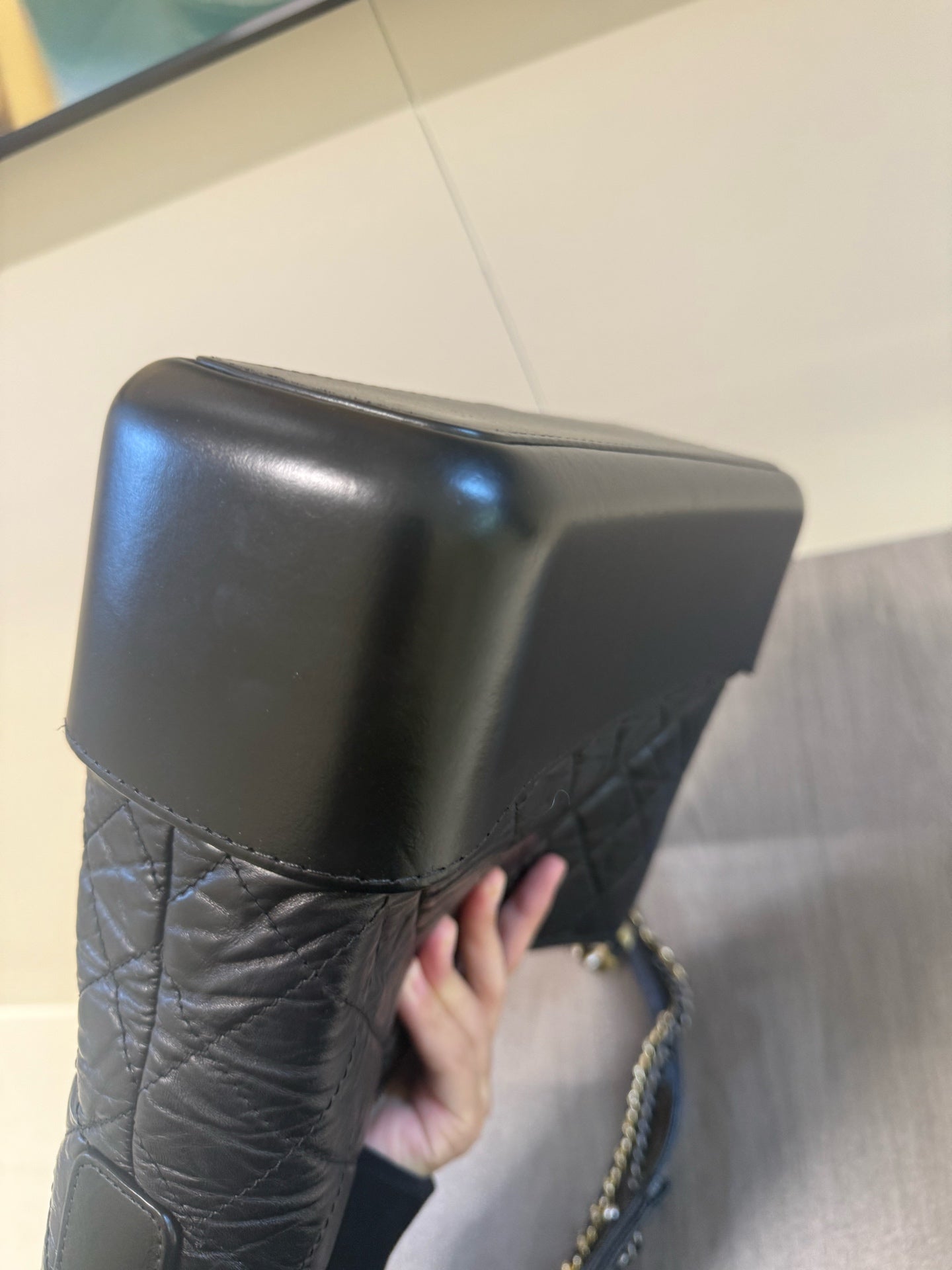 Chanel - Gabrielle - Leather - Black - (medium)