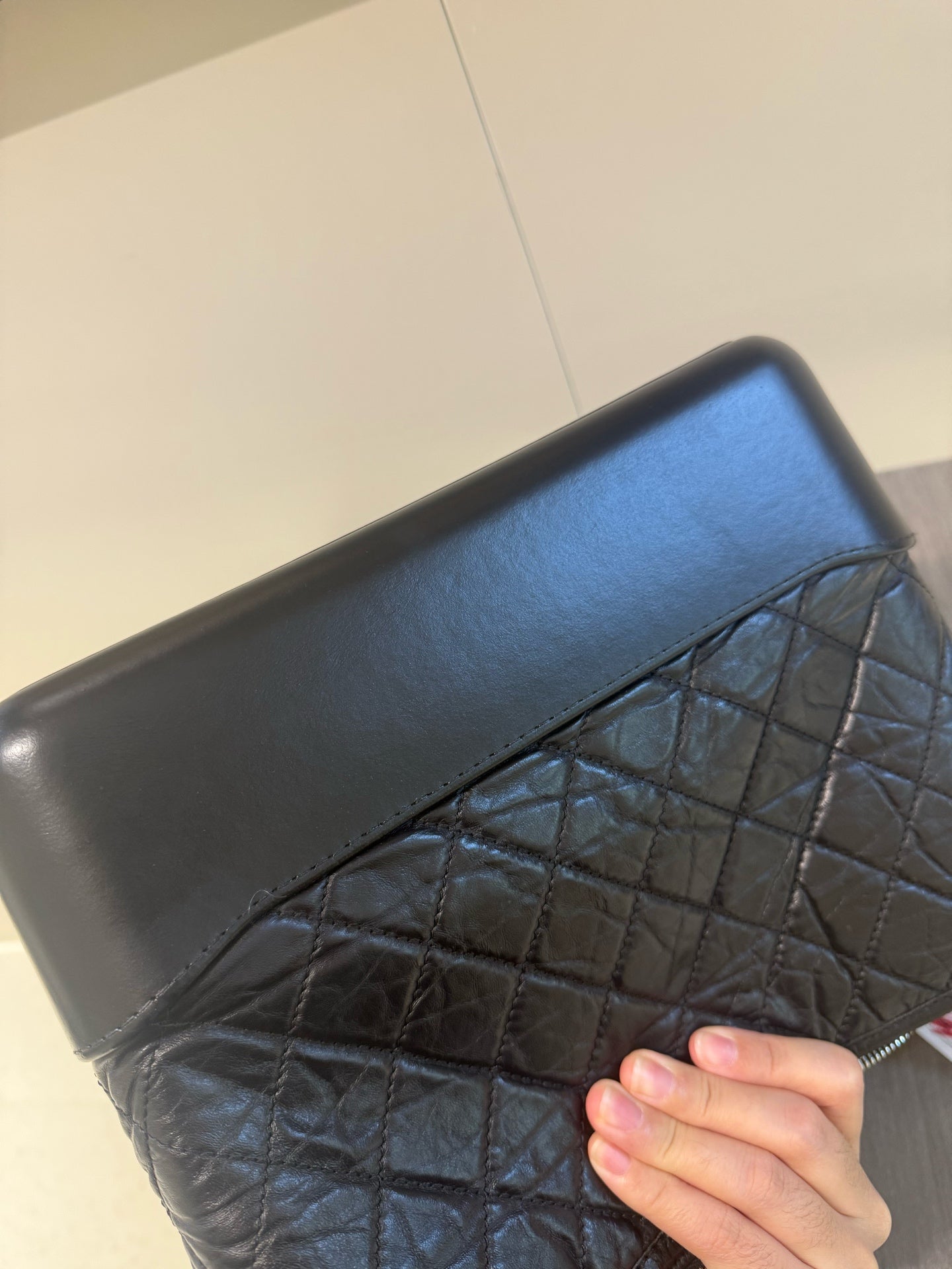 Chanel - Gabrielle - Leather - Black - (medium)