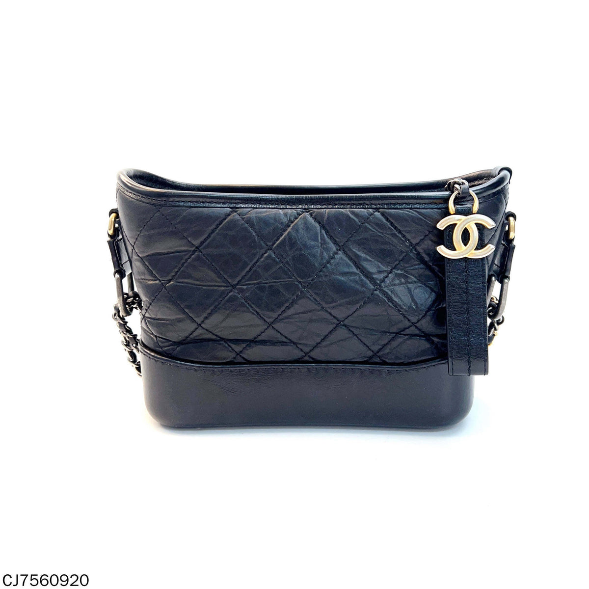Chanel - Gabrielle - Leather - Black - (small)