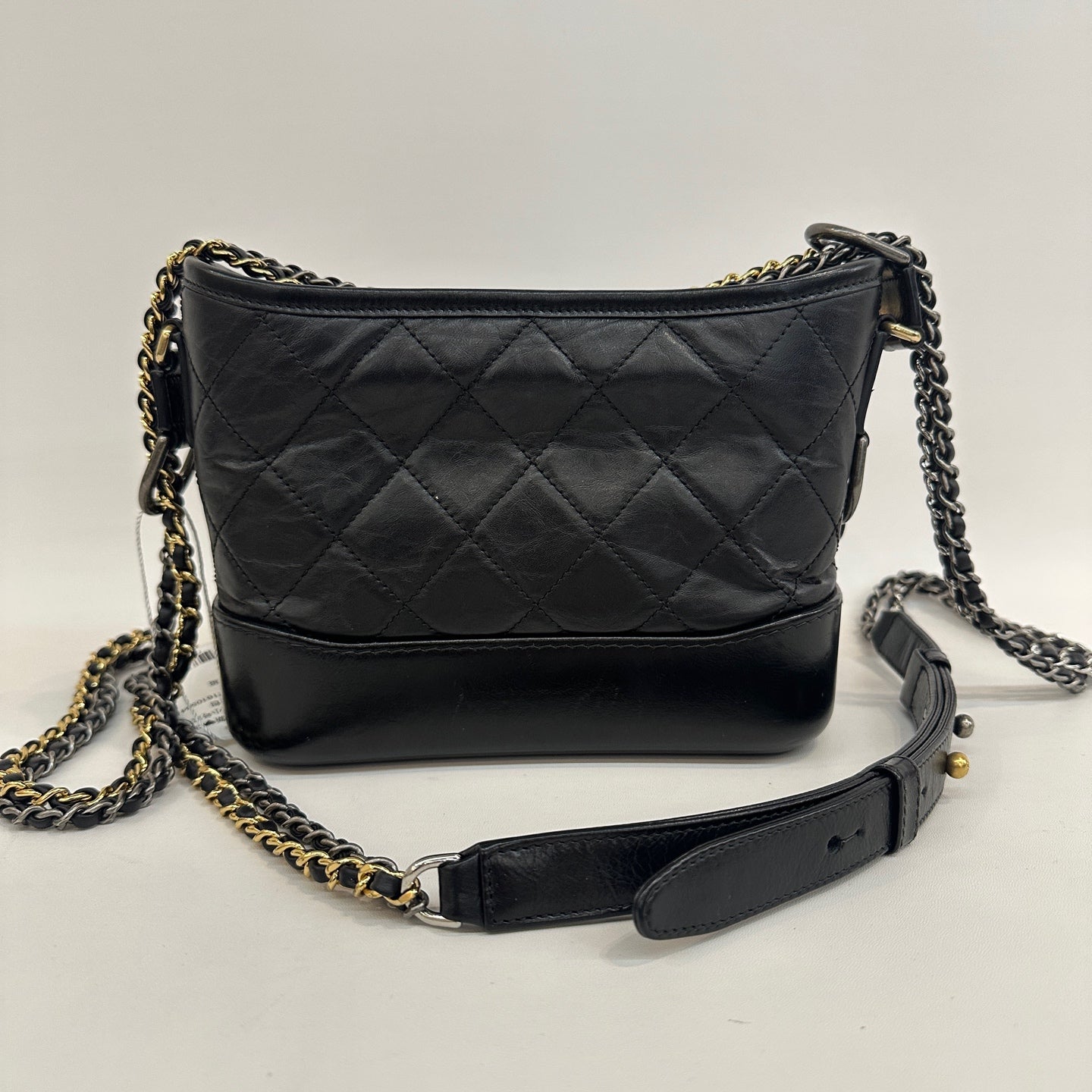Chanel - Gabrielle - Leather - Black - (small)