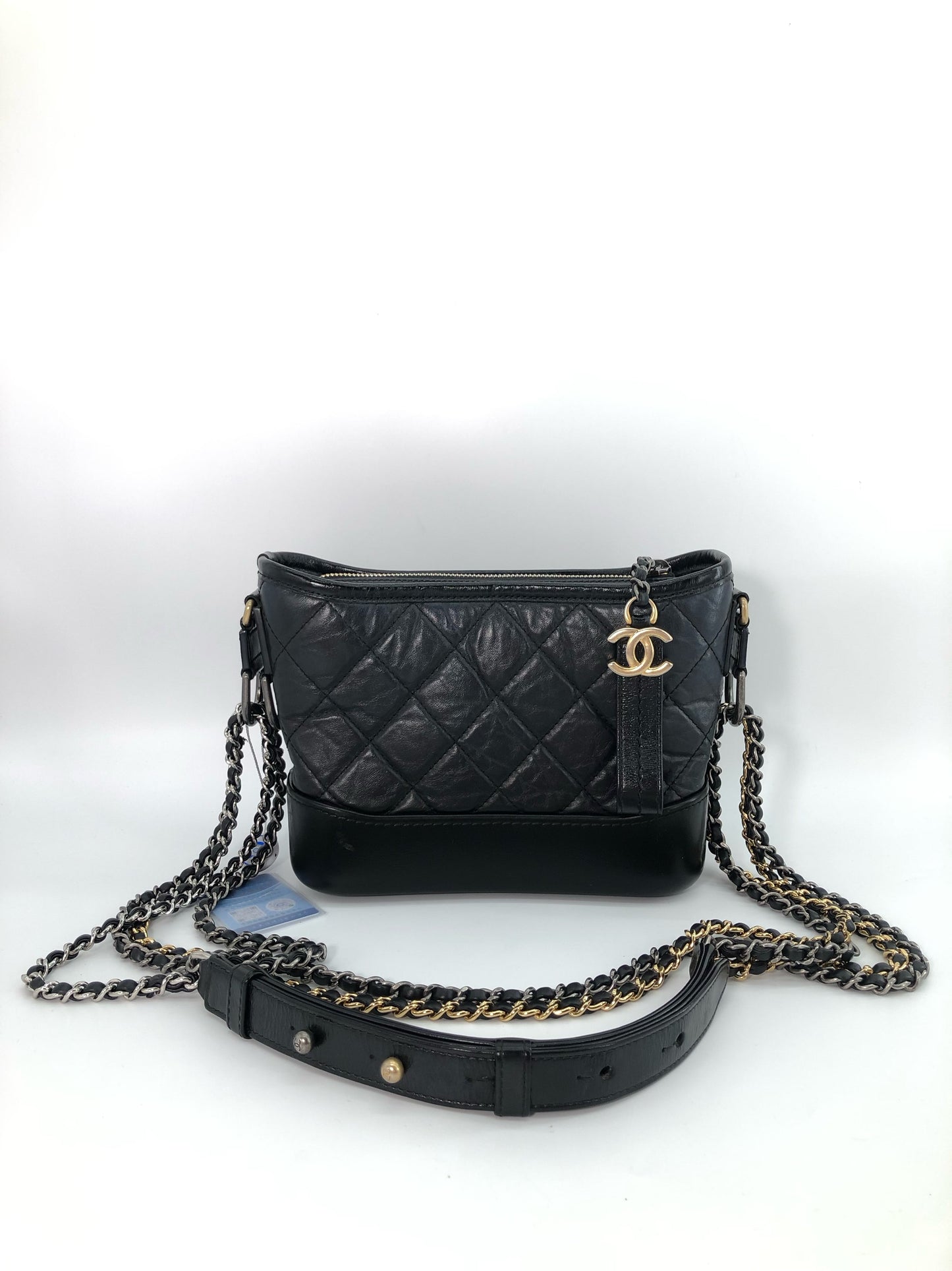 Chanel - Gabrielle - Leather - Black - (small)