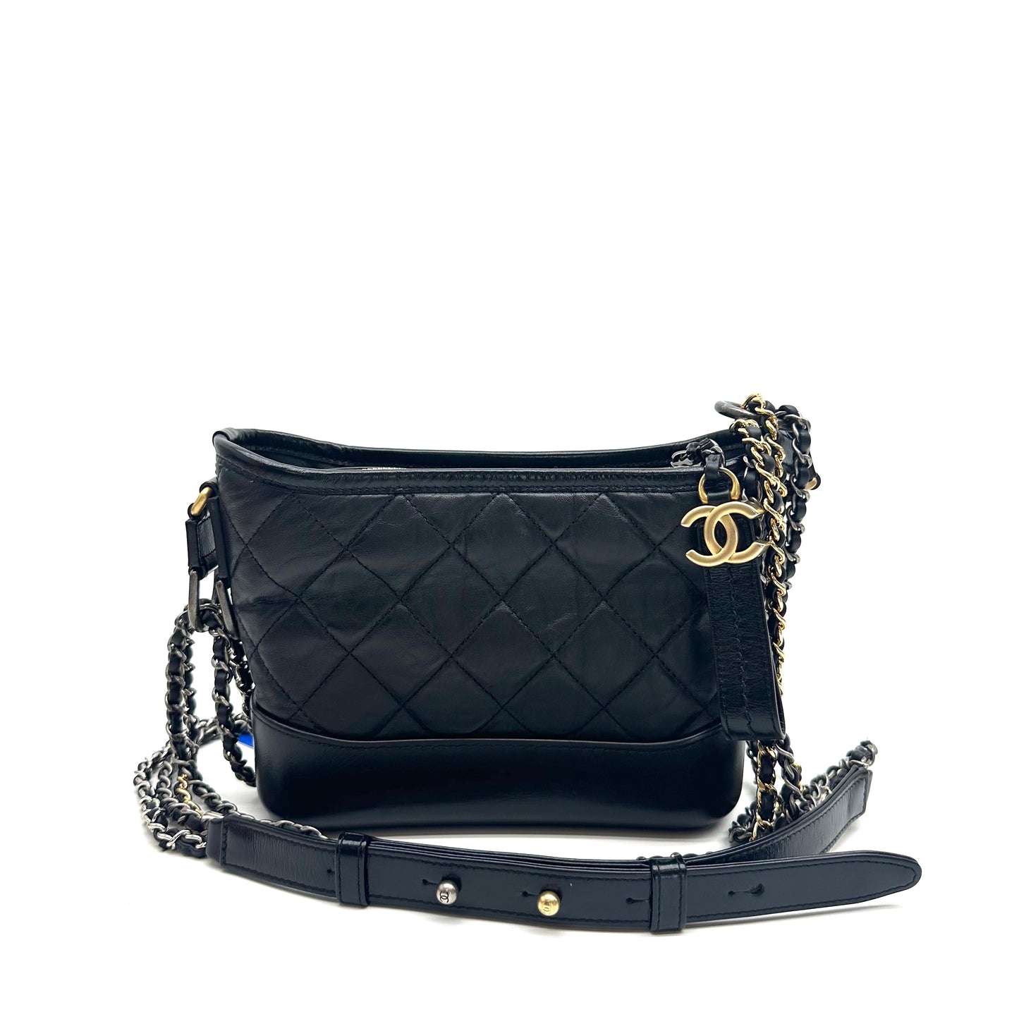 Chanel - Gabrielle - Leather - Black - (small)