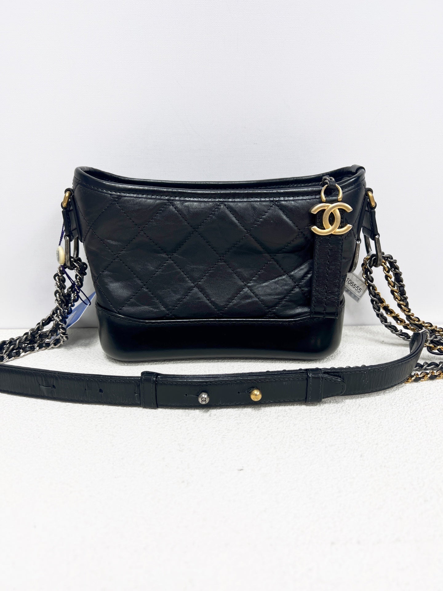 Chanel - Gabrielle - Leather - Black - (small)