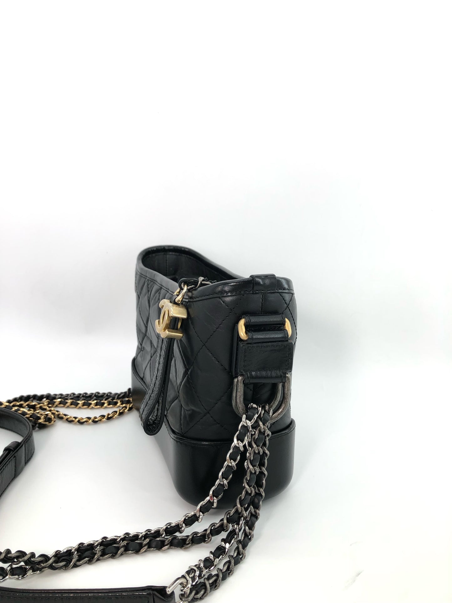 Chanel - Gabrielle - Leather - Black - (small)
