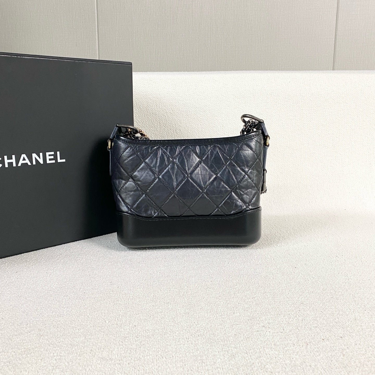 Chanel - Gabrielle - Leather - Black - (small)