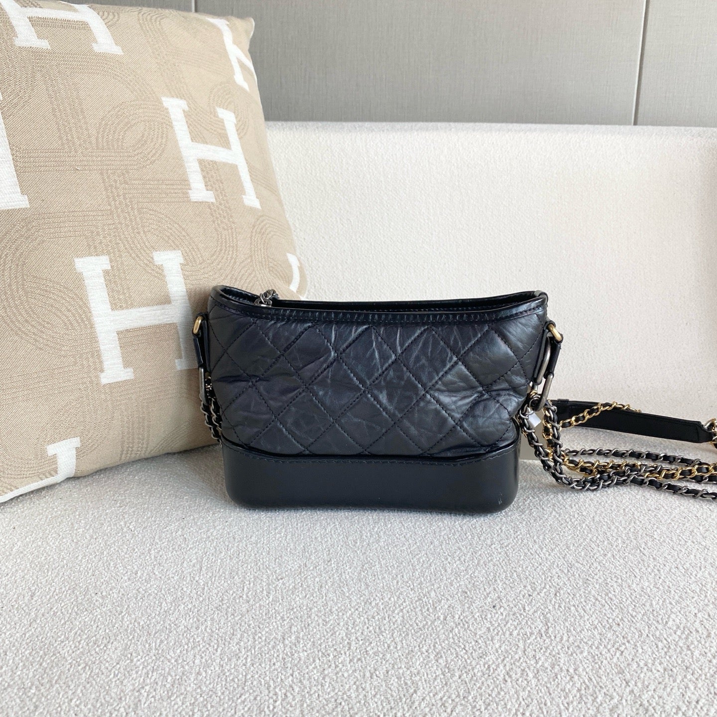 Chanel - Gabrielle - Leather - Black - (small)