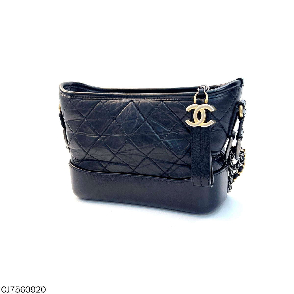 Chanel - Gabrielle - Leather - Black - (small)