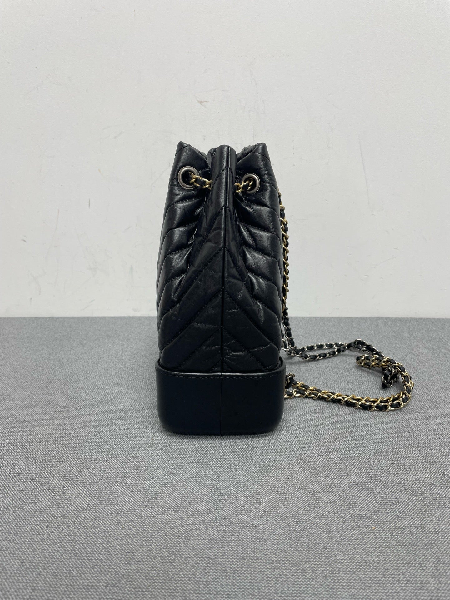 Chanel - Gabrielle - Leather - Black - (small)