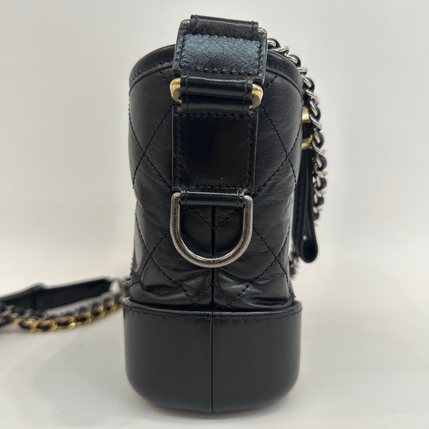 Chanel - Gabrielle - Leather - Black - (small)