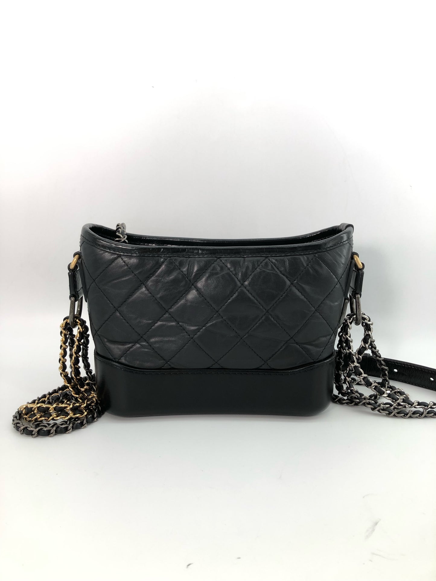 Chanel - Gabrielle - Leather - Black - (small)