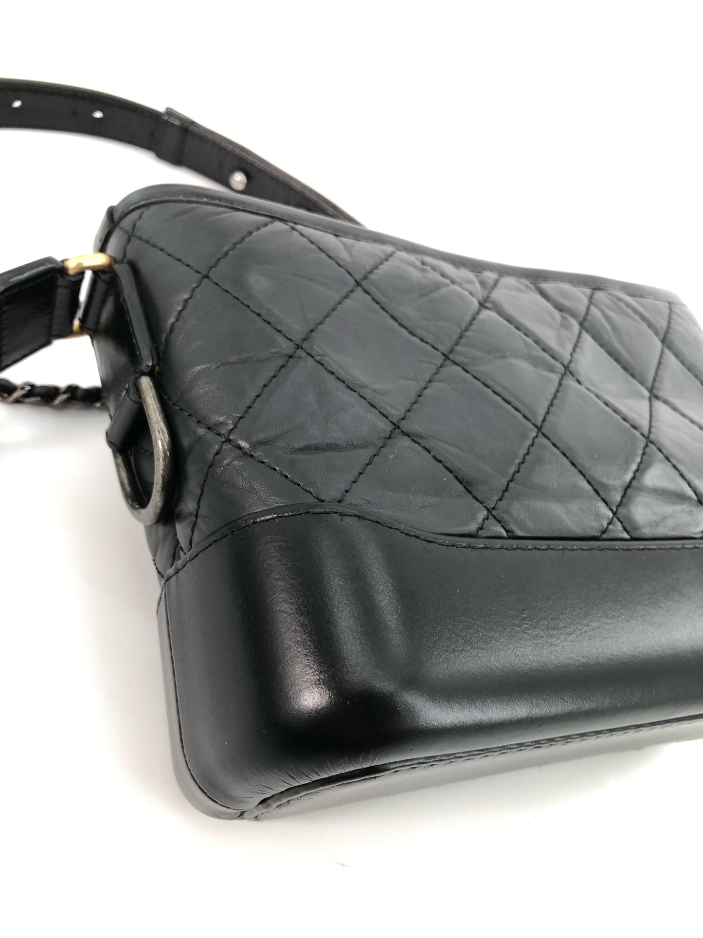 Chanel - Gabrielle - Leather - Black - (small)