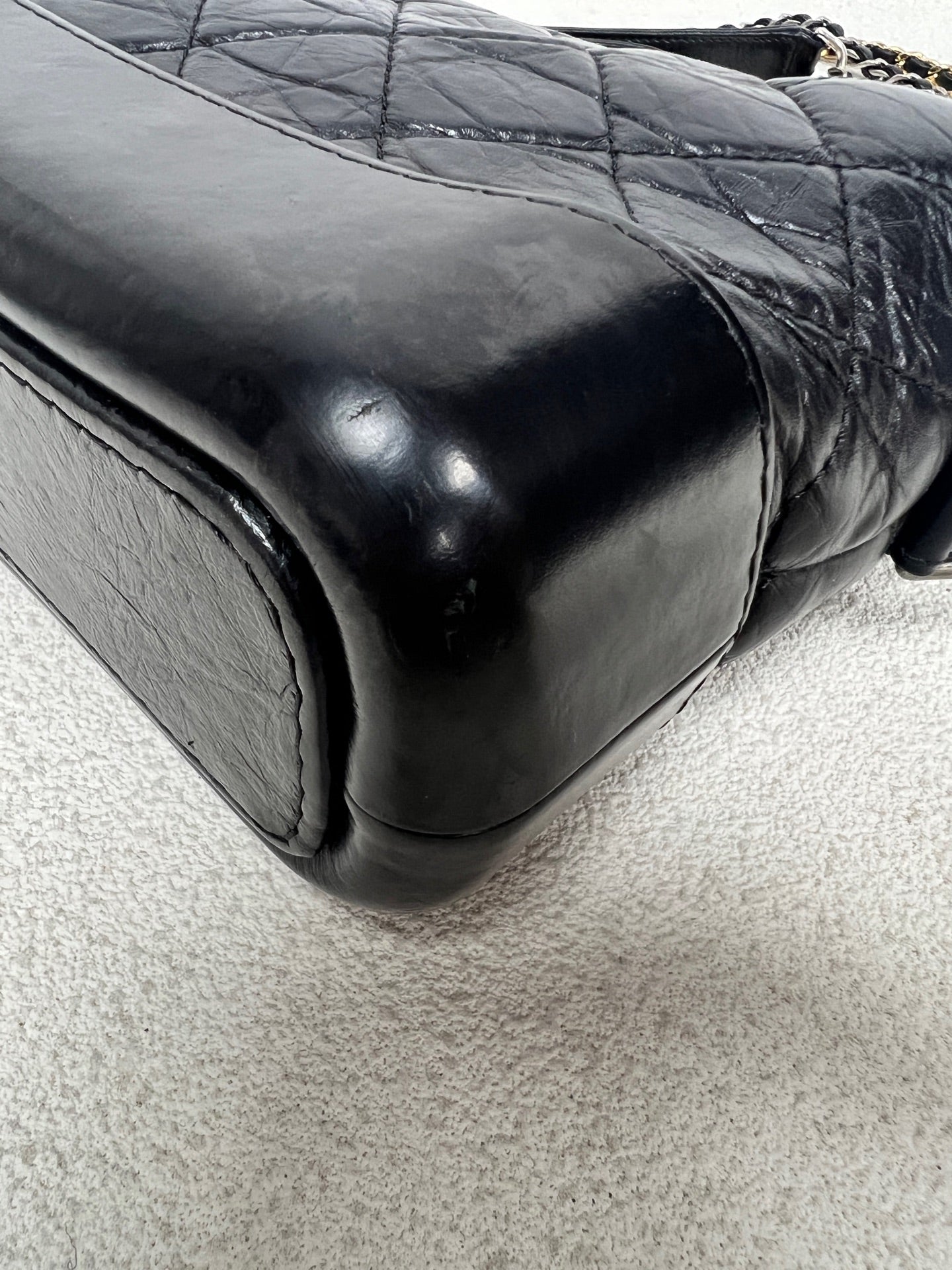 Chanel - Gabrielle - Leather - Black - (small)