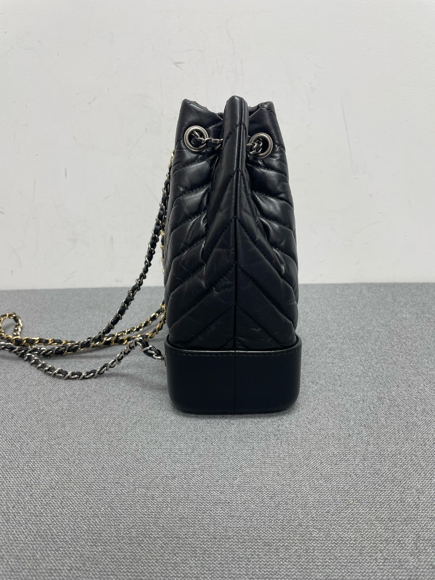 Chanel - Gabrielle - Leather - Black - (small)