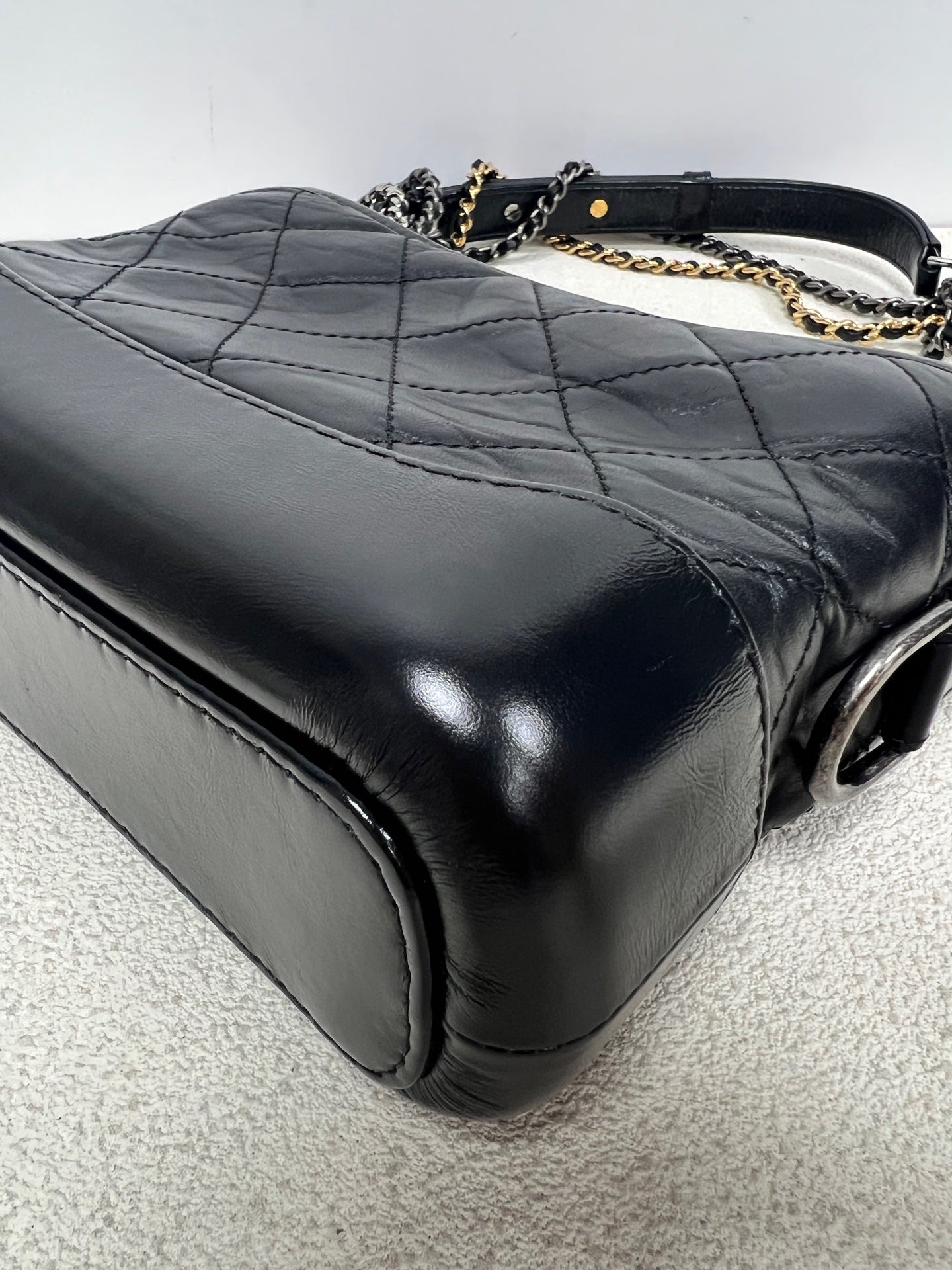 Chanel - Gabrielle - Leather - Black - (small)