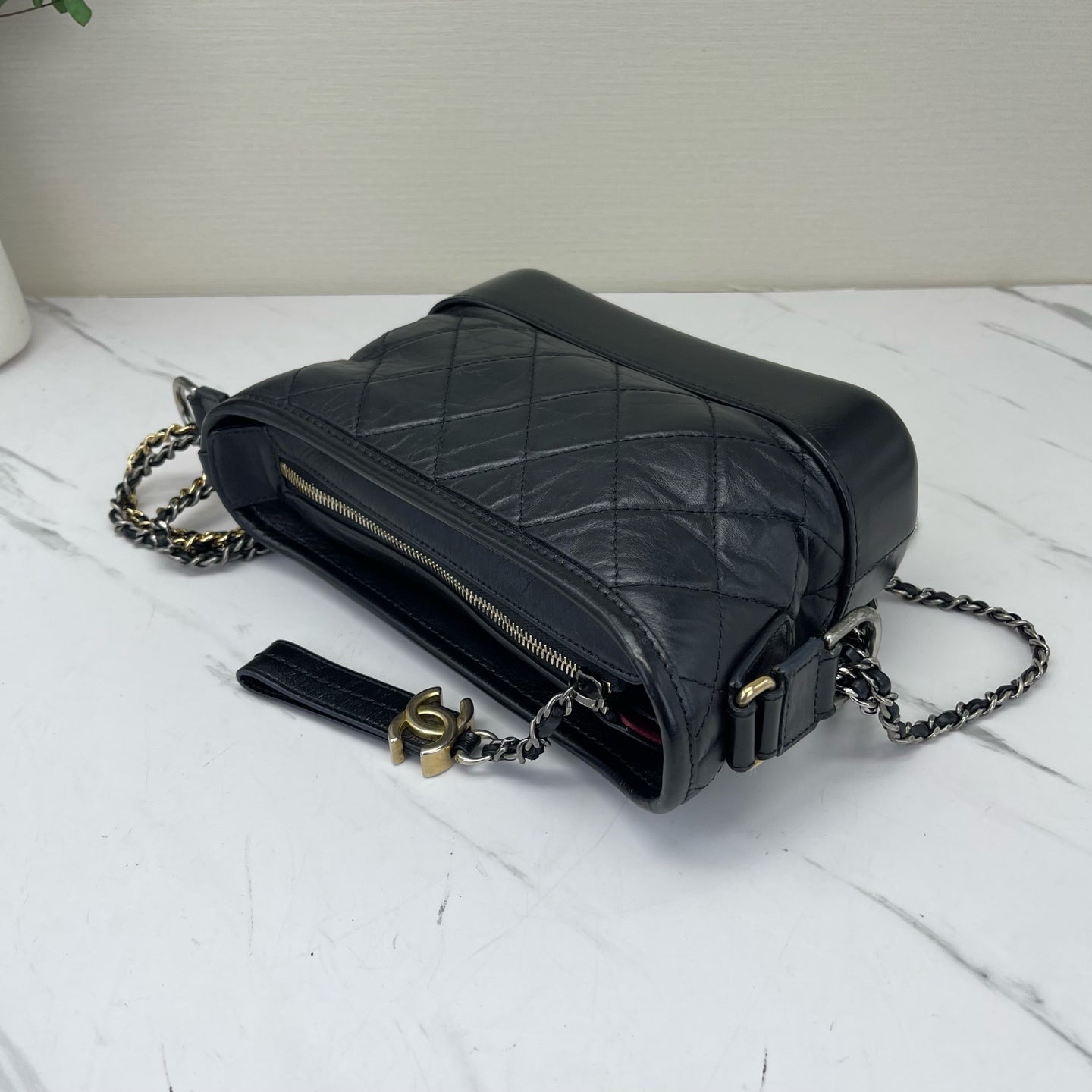 Chanel - Gabrielle - Leather - Black - (small)