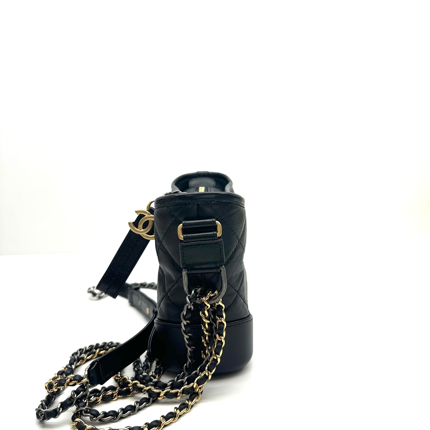 Chanel - Gabrielle - Leather - Black - (small)
