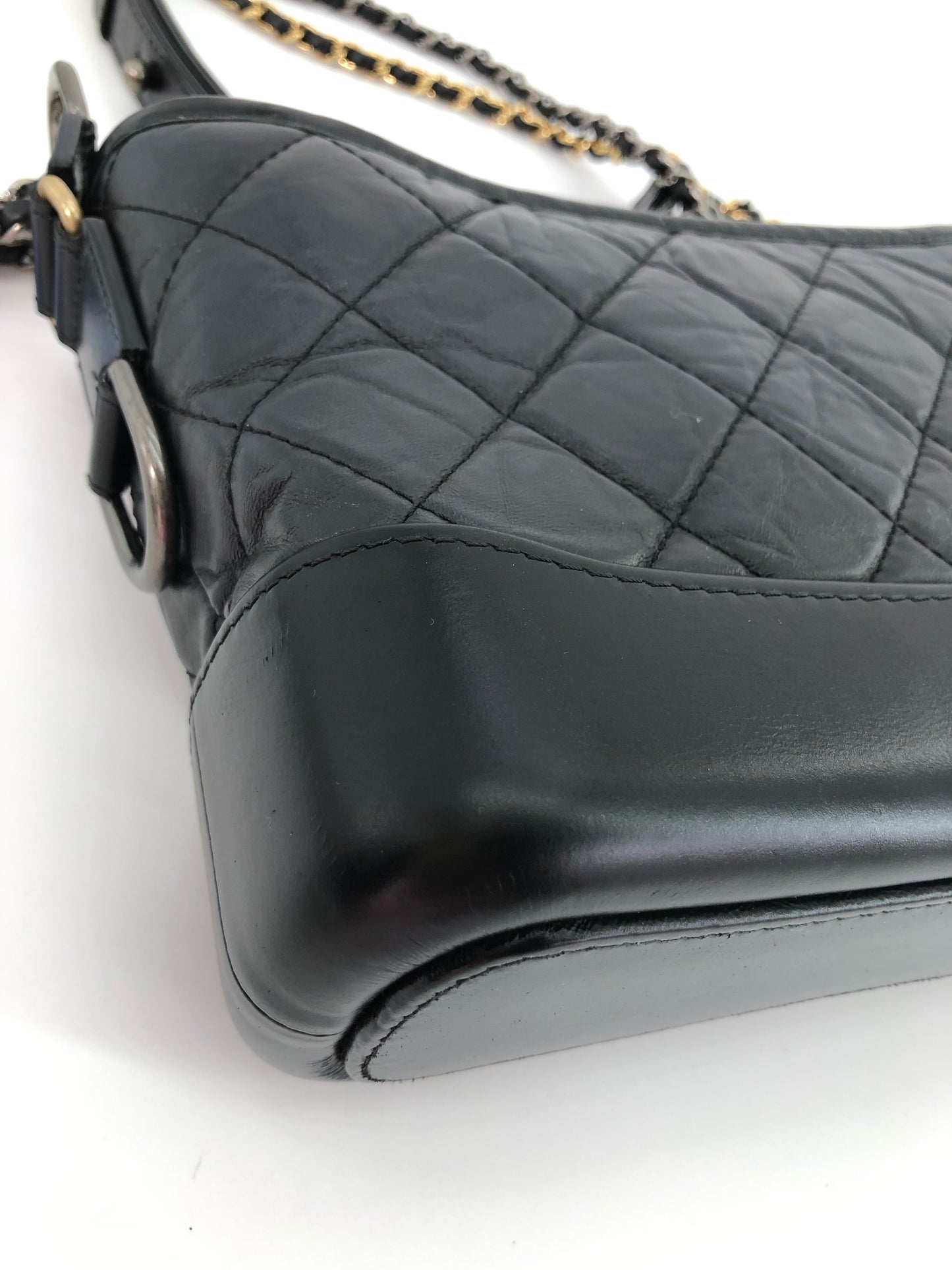 Chanel - Gabrielle - Leather - Black - (small)