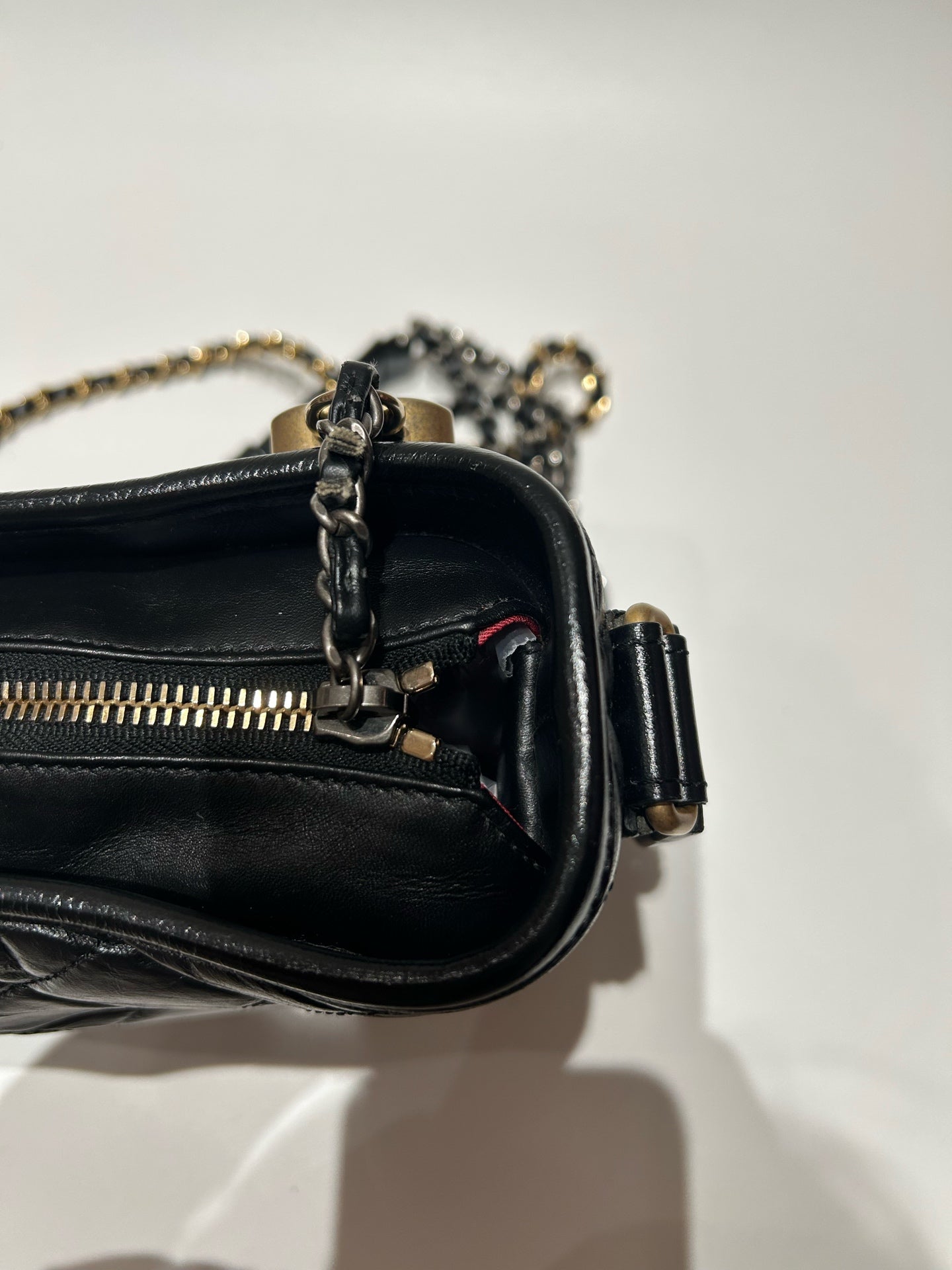 Chanel - Gabrielle - Leather - Black - (small)