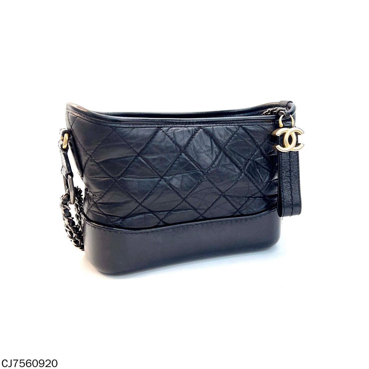 Chanel - Gabrielle - Leather - Black - (small)
