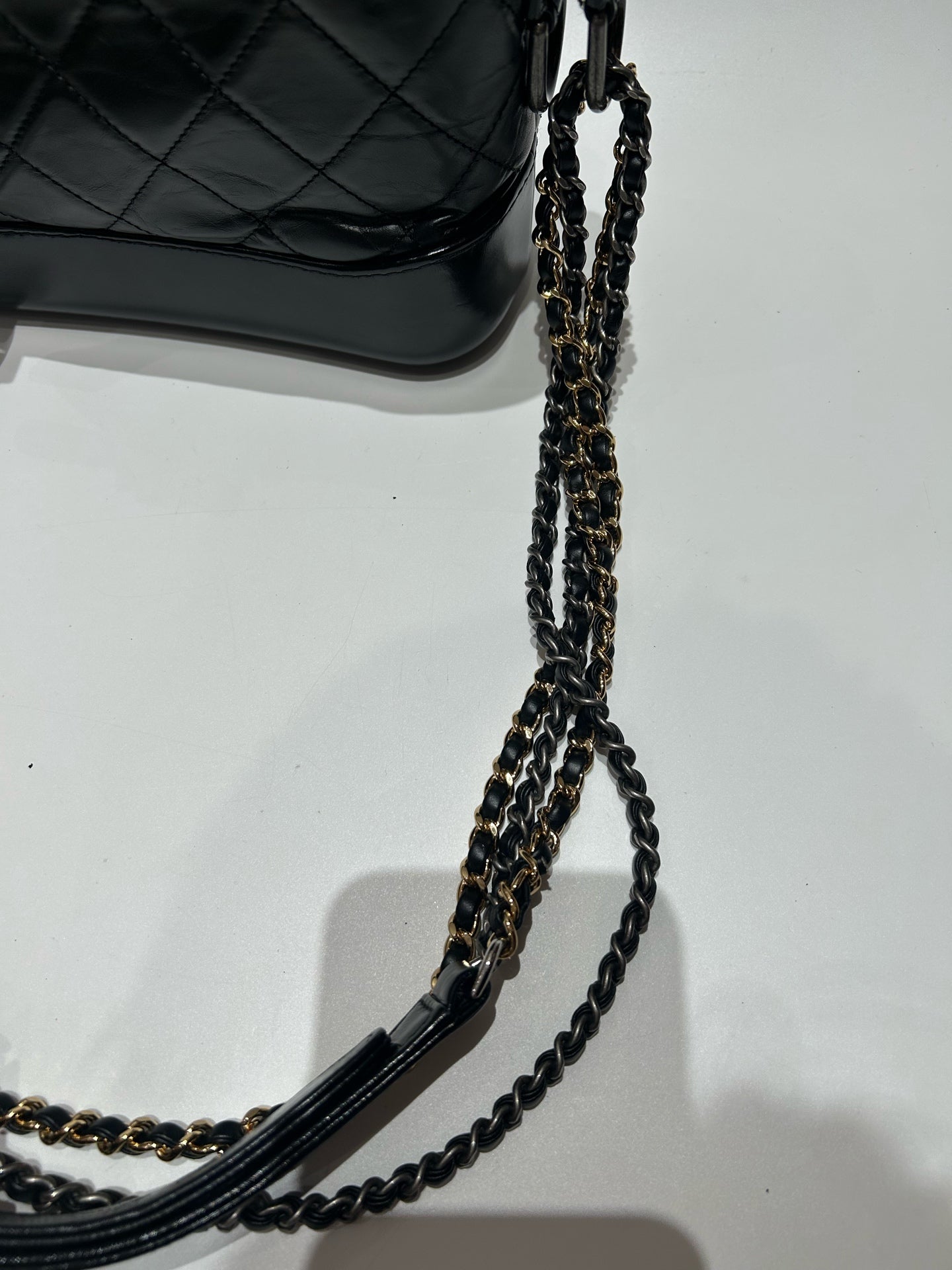 Chanel - Gabrielle - Leather - Black - (small)