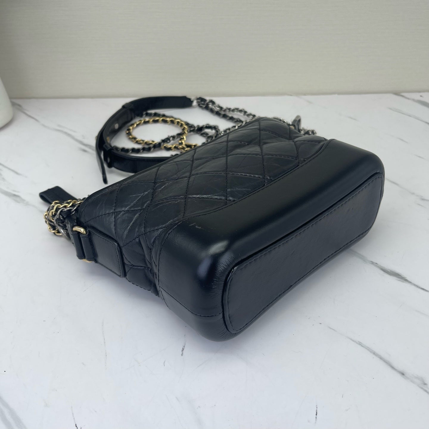 Chanel - Gabrielle - Leather - Black - (small)