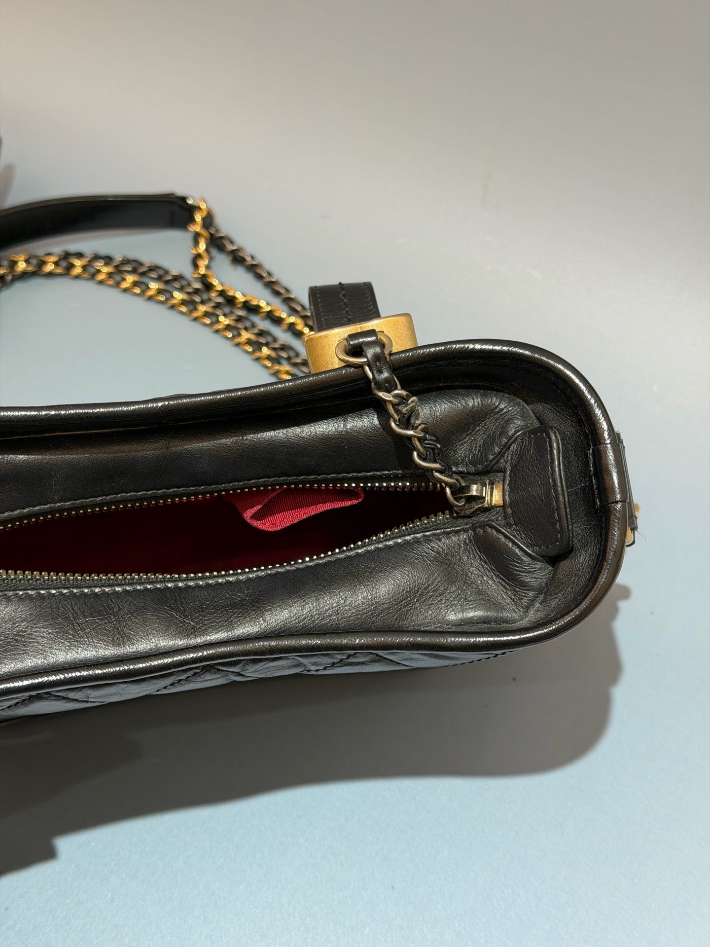 Chanel - Gabrielle - Leather - Black - (small)