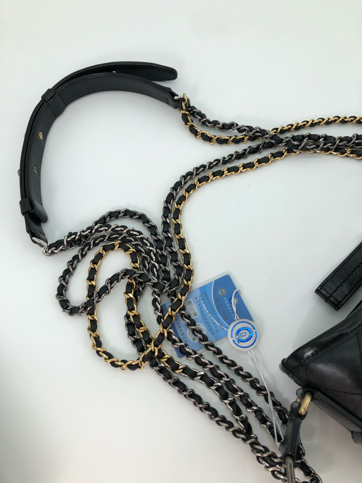 Chanel - Gabrielle - Leather - Black - (small)