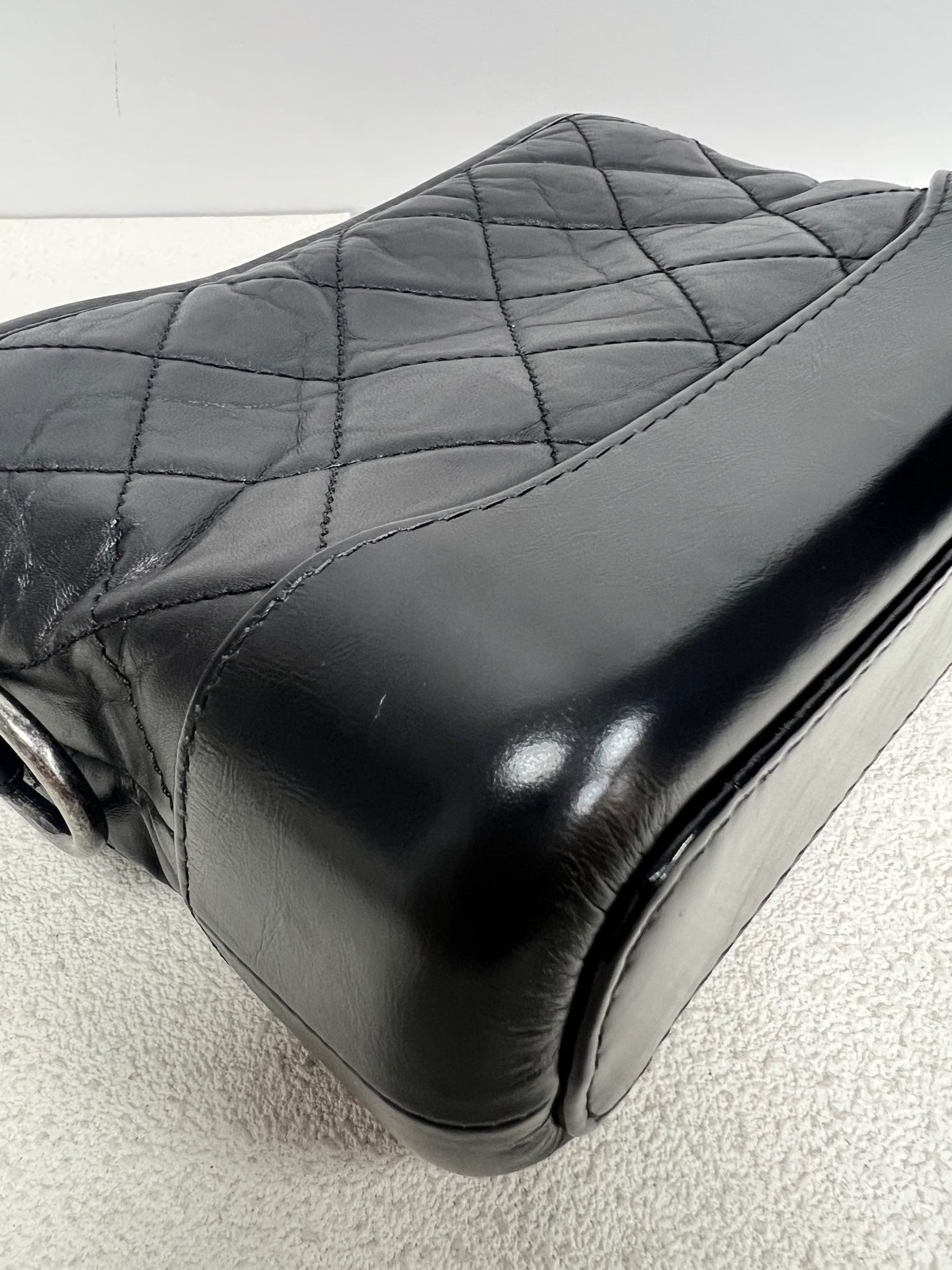Chanel - Gabrielle - Leather - Black - (small)