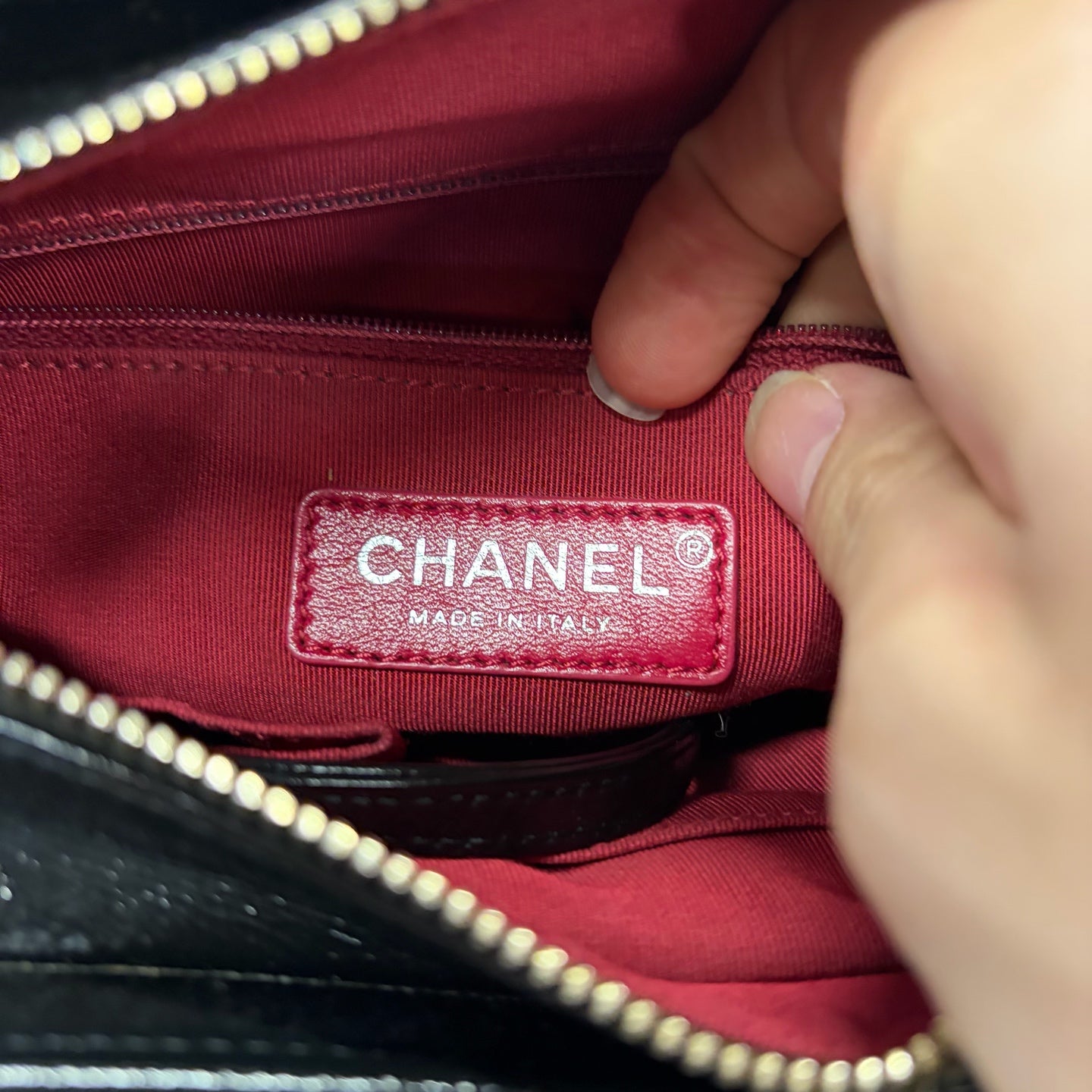 Chanel - Gabrielle - Leather - Black - (small)